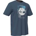 timberland t-shirt brand carrier blauw