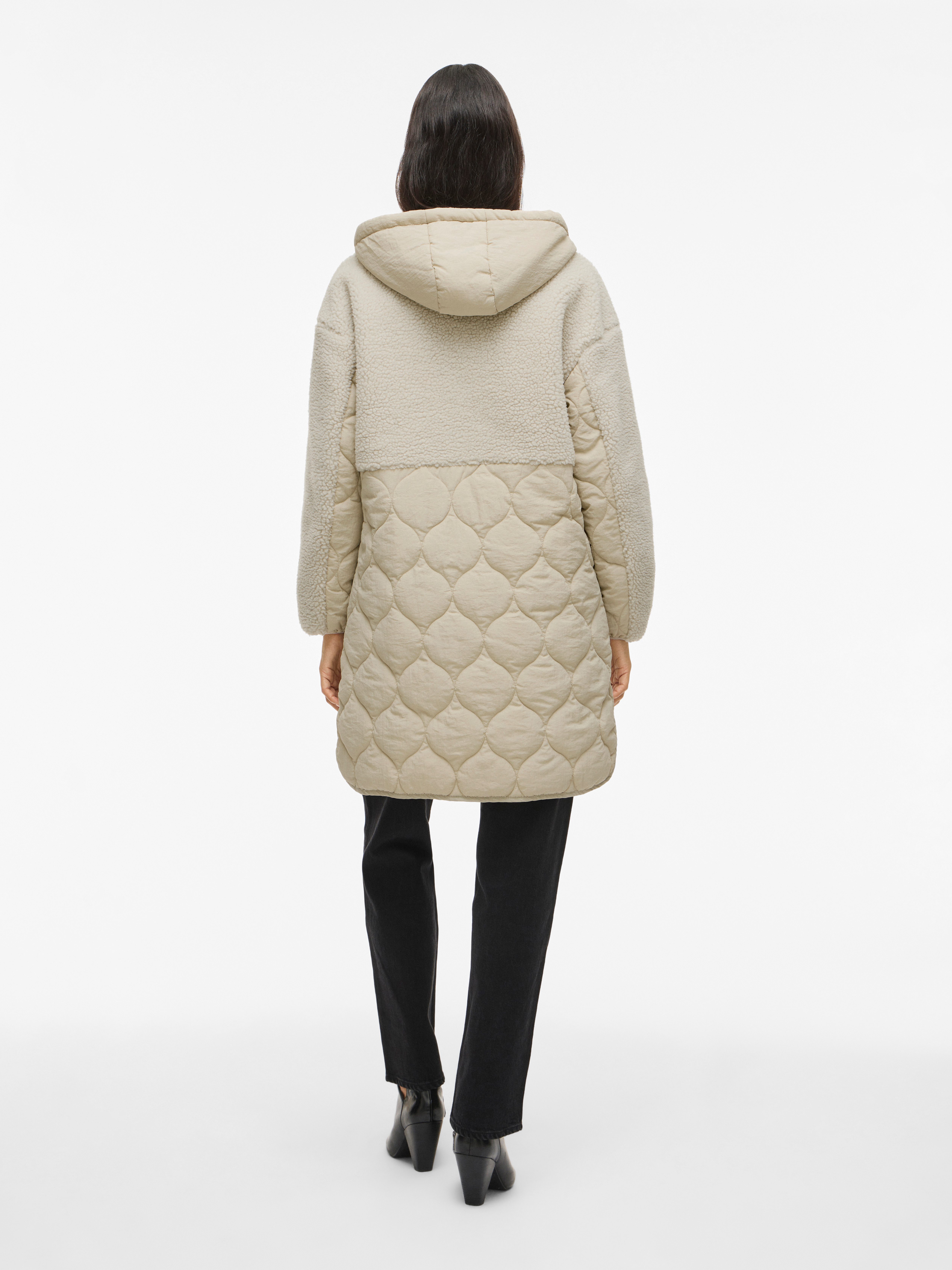 Vila Gewatteerde jas VITONE L/S COAT/TB