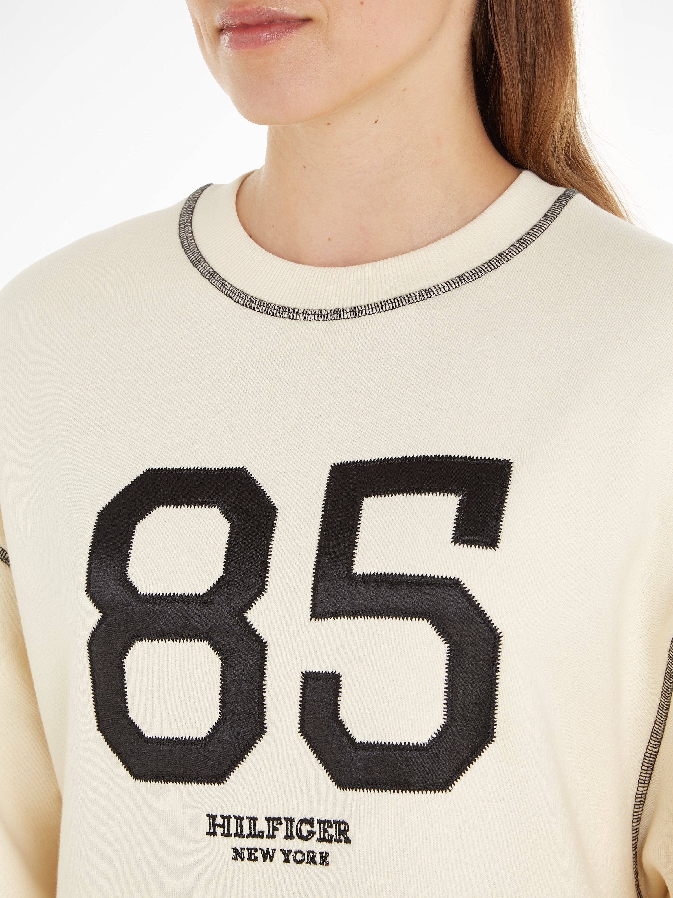 Tommy Hilfiger Sweatjurk VARSITY 85 SWTSHIRT DRESS LS