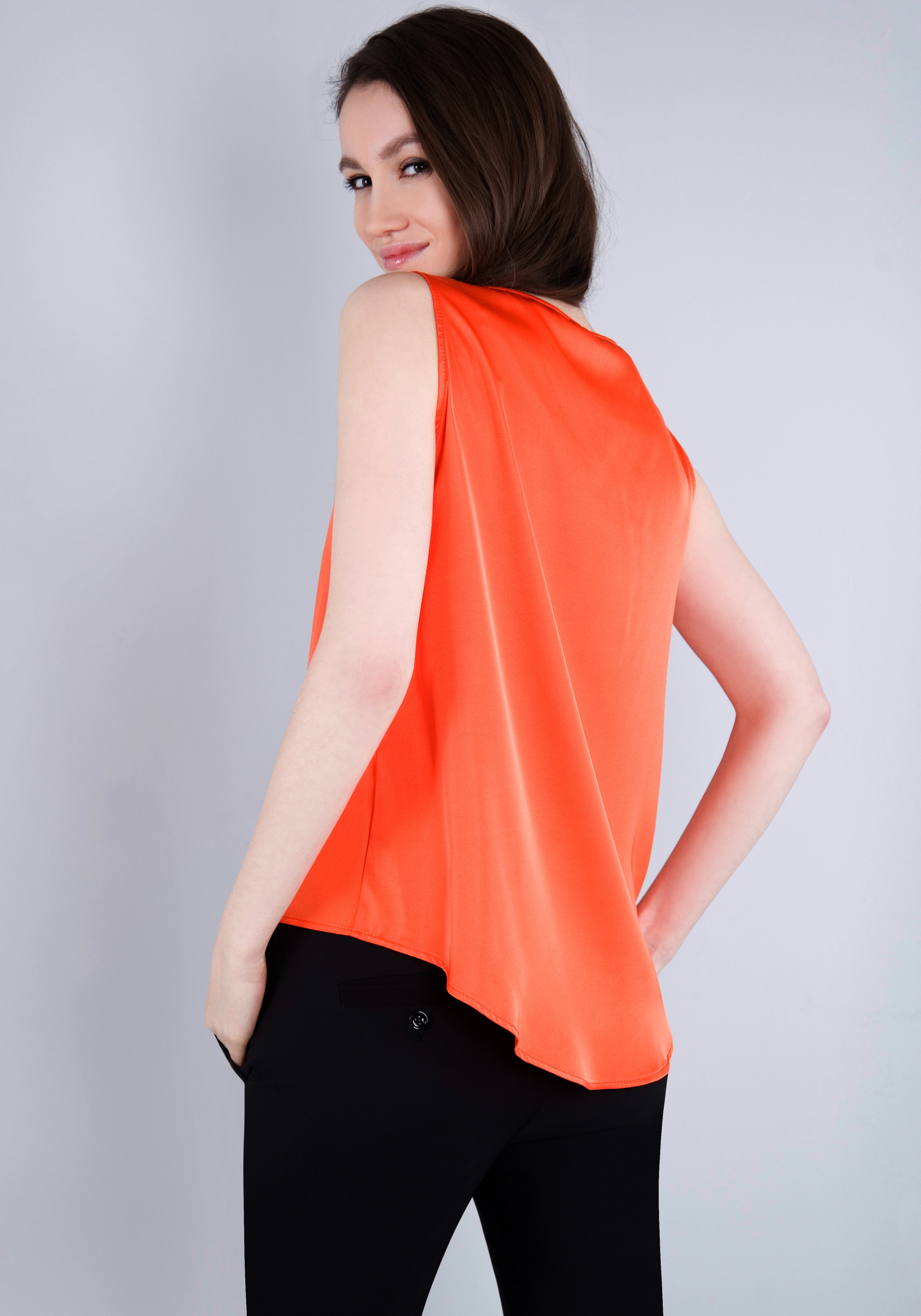 IMPERIAL Top in glanzende satijnkwaliteit