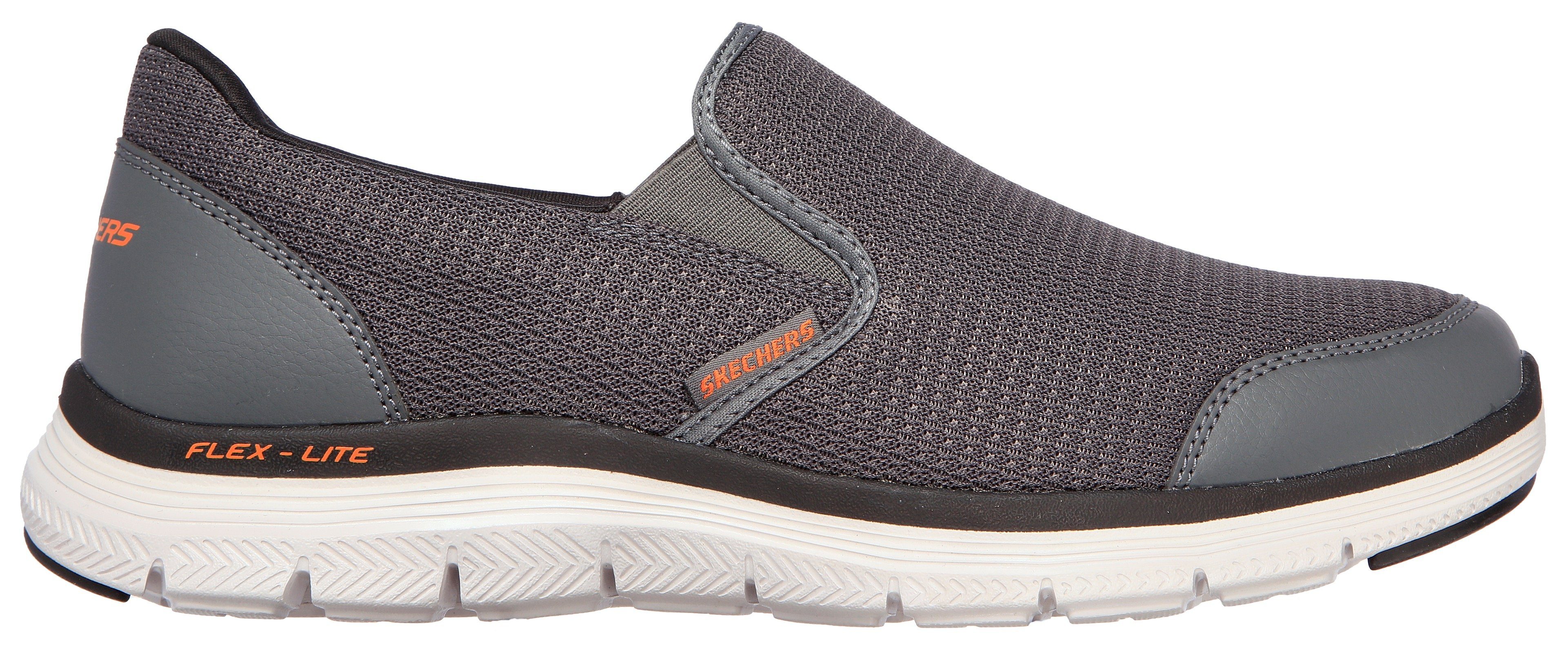 Skechers Slip-on sneakers FLEX ADVANTAGE 4.0 Slipper, slip-on schoen, comfortschoen met air cooled memory foam