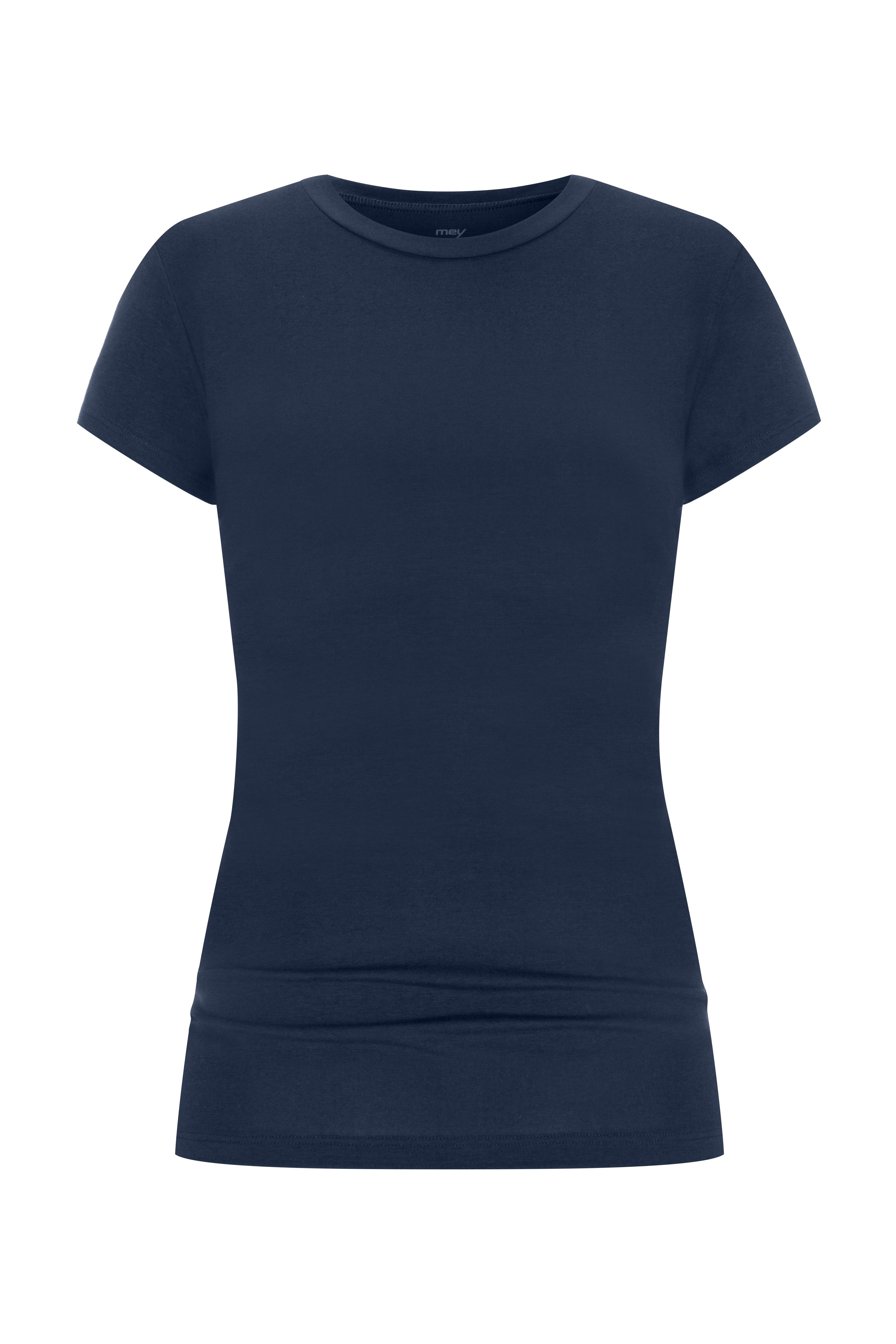 Mey T-shirt COTTON PURE Ronde hals met col