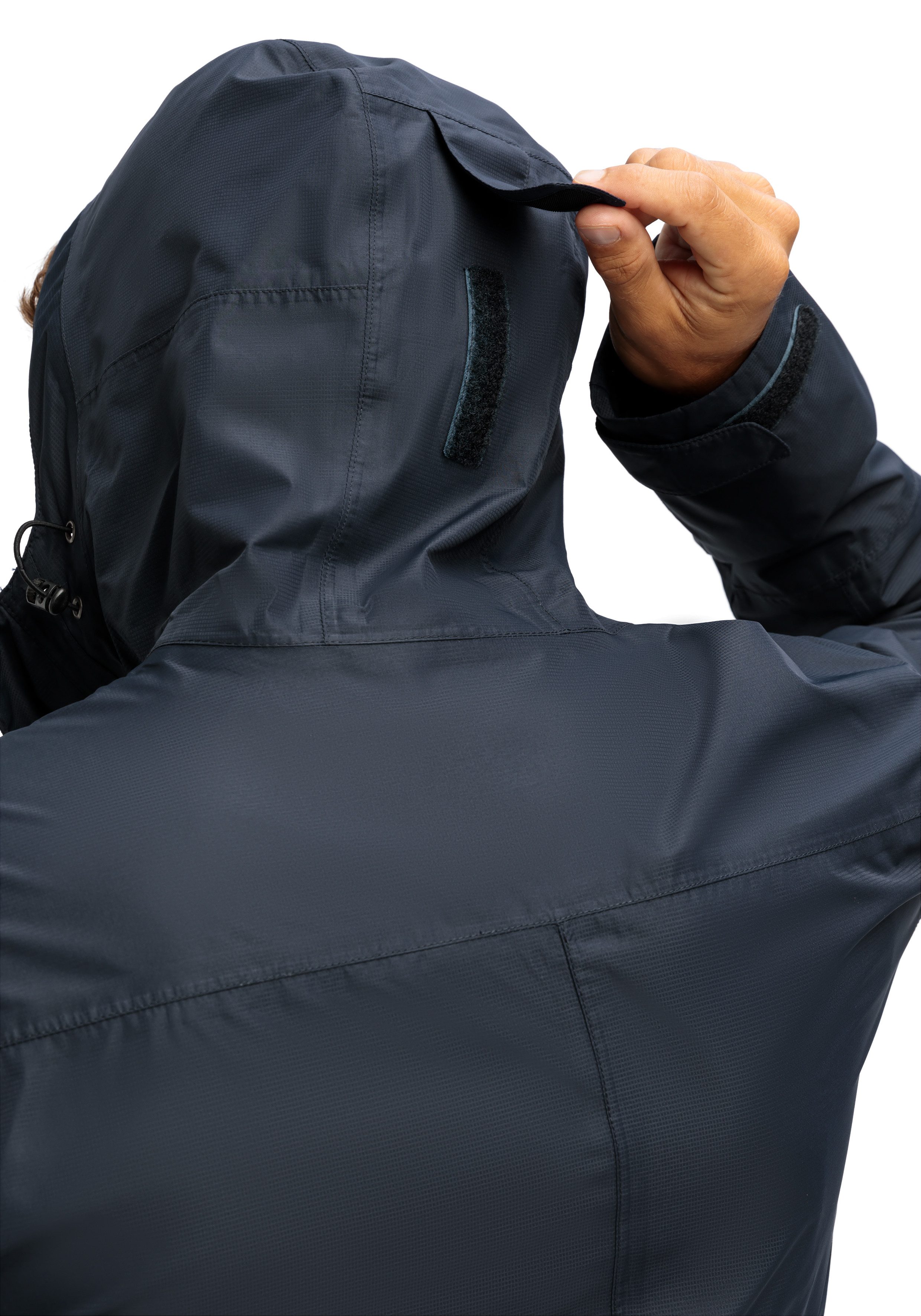 Maier Sports Outdoorjack Abbenstein M Heren jacke waterdicht, functionele jas met 2 buitenzakken + binnenzak