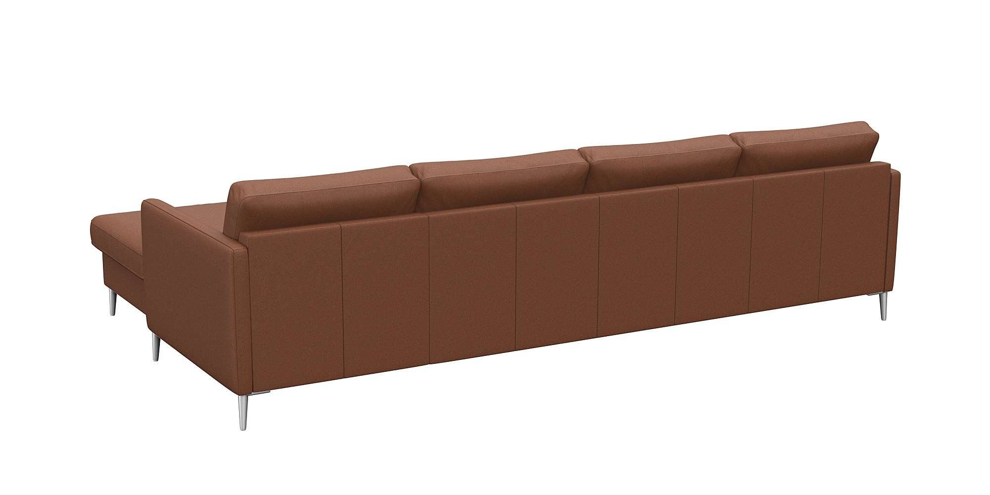 FLEXLUX Hoekbank Fiore, L-vorm, comfortabel en aangenaam door hoogwaardige zitopbouw