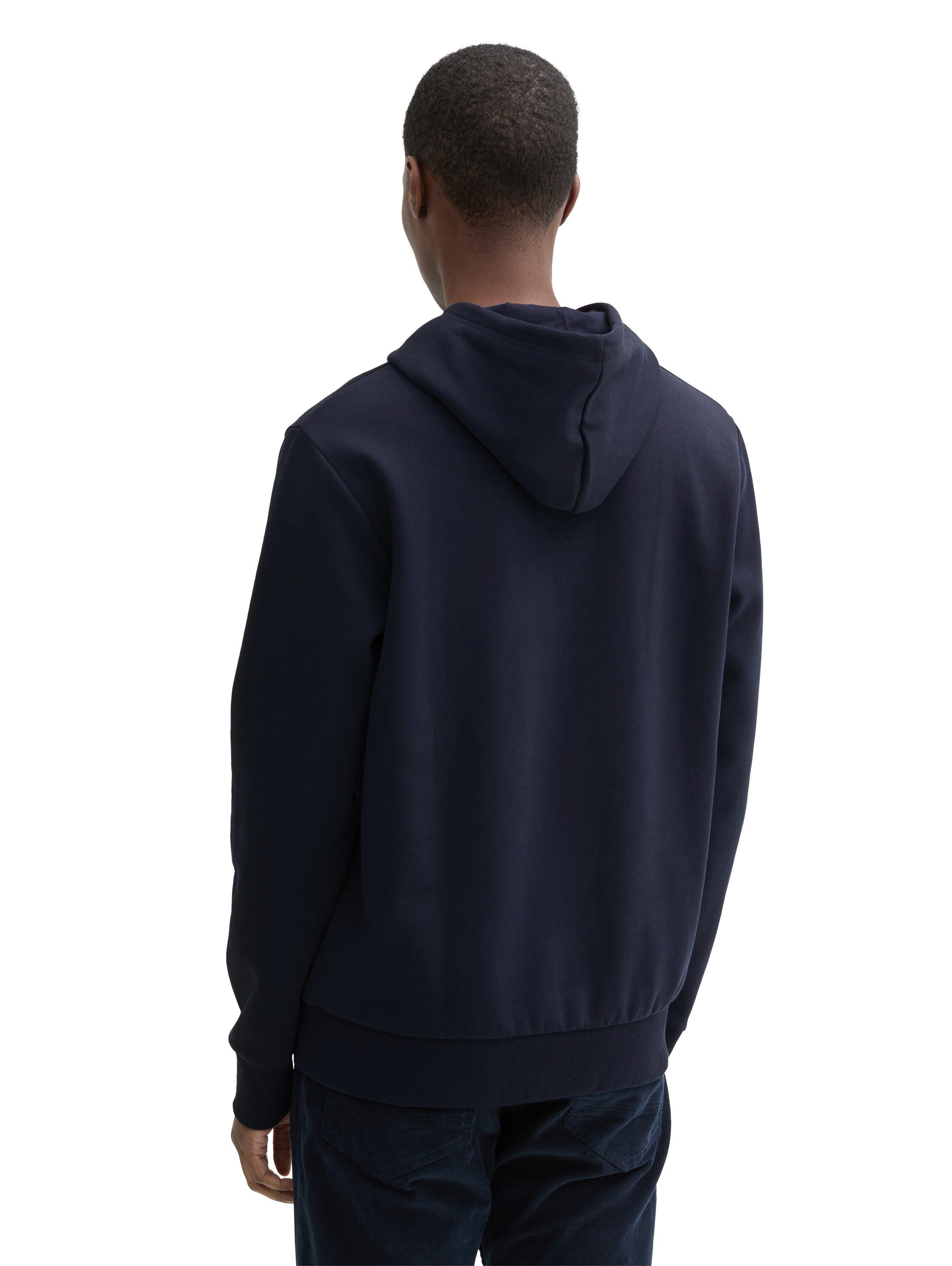 Tom Tailor Hoodie met grote logo-frontprint