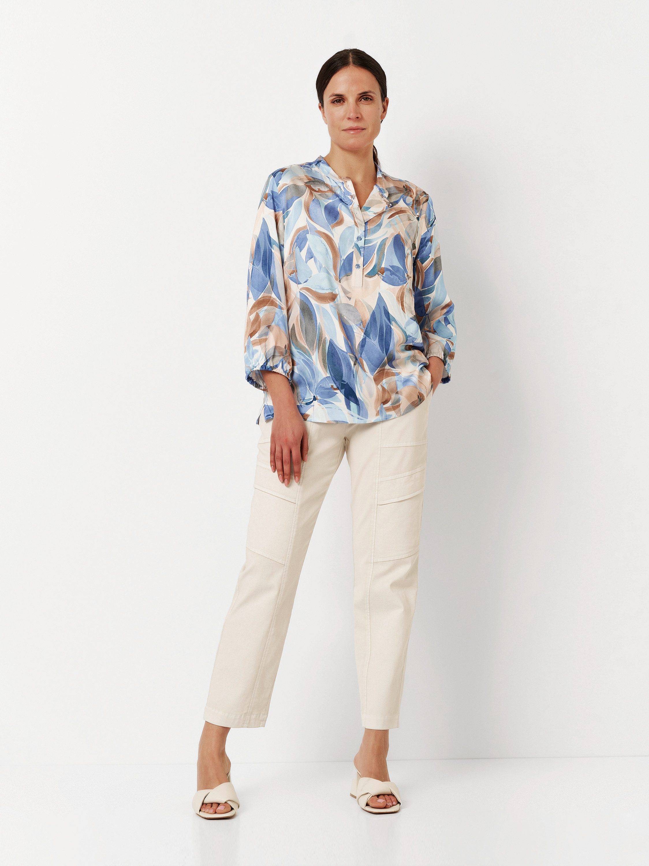 TONI Gedessineerde blouse Alisa met bloemig patroon, 3/4 mouw
