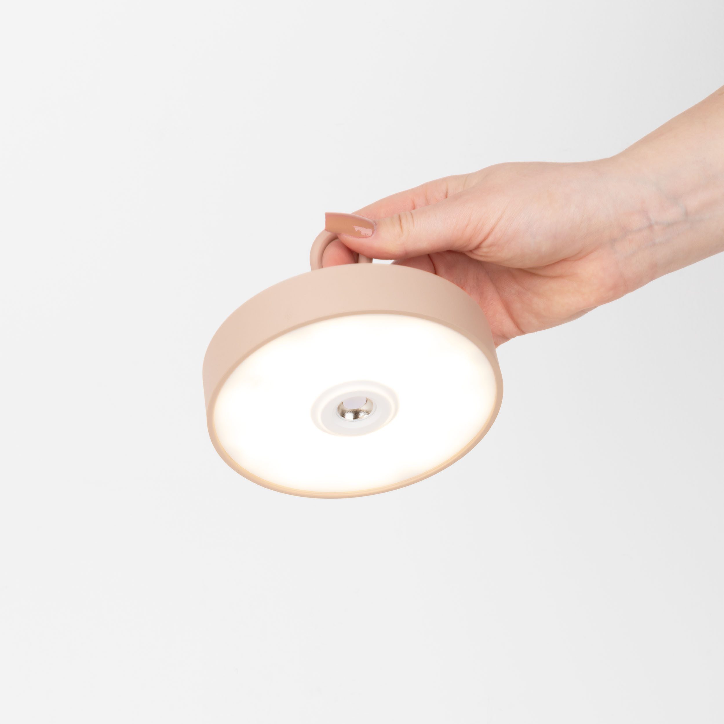 Home affaire Led-tafellamp Charmont met houten voet, afneembare hoofdkant als hanglamp te gebruiken oplaadbaar, incl. accu + usb-kabel, hoofdeinde magnetisch, afneembaar, hout (1 stuk)