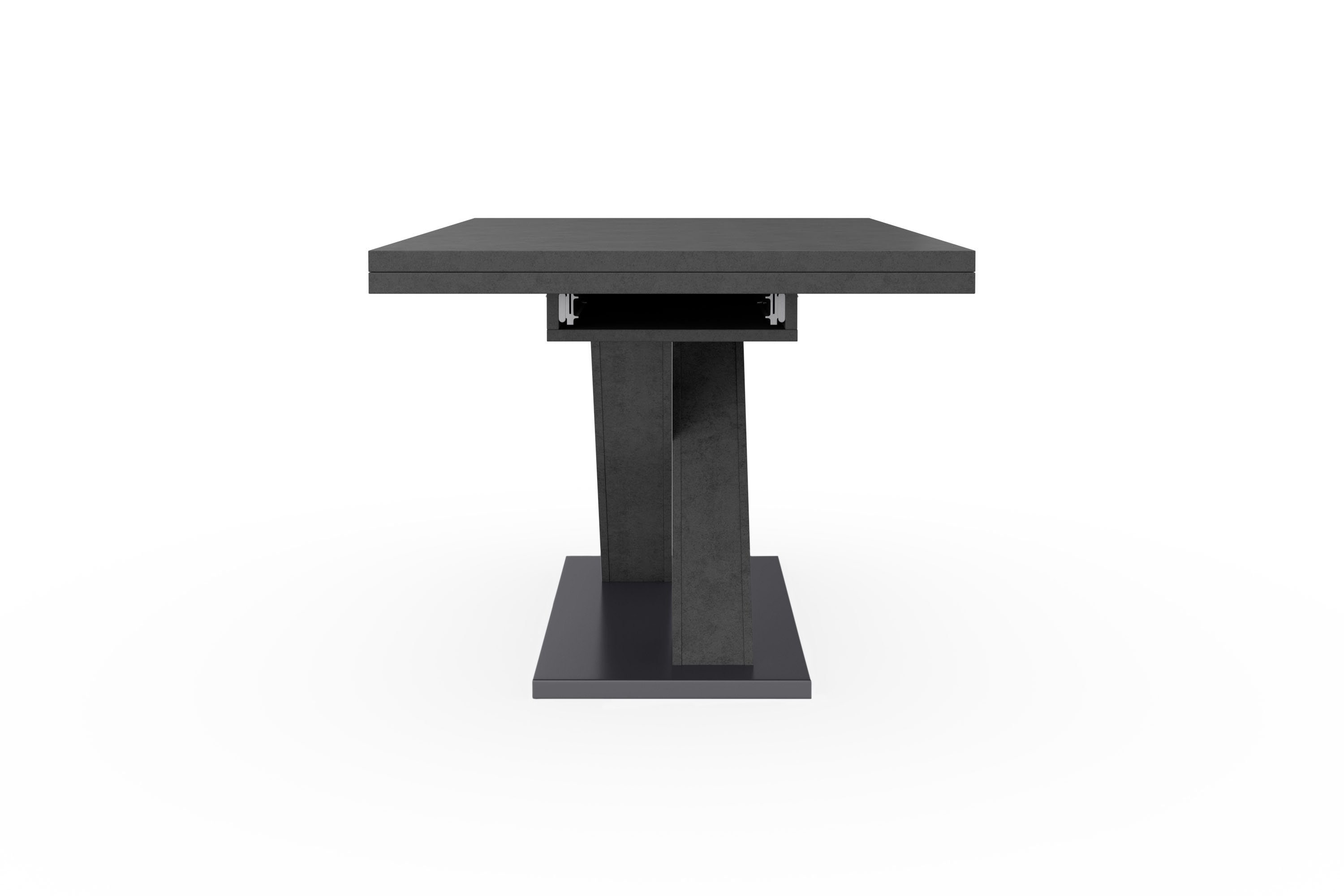Mäusbacher Eettafel Comfort tafel TOPSELLER! Mäusbacher eettafel met X-frame en voetplaat. Breedte 160-260