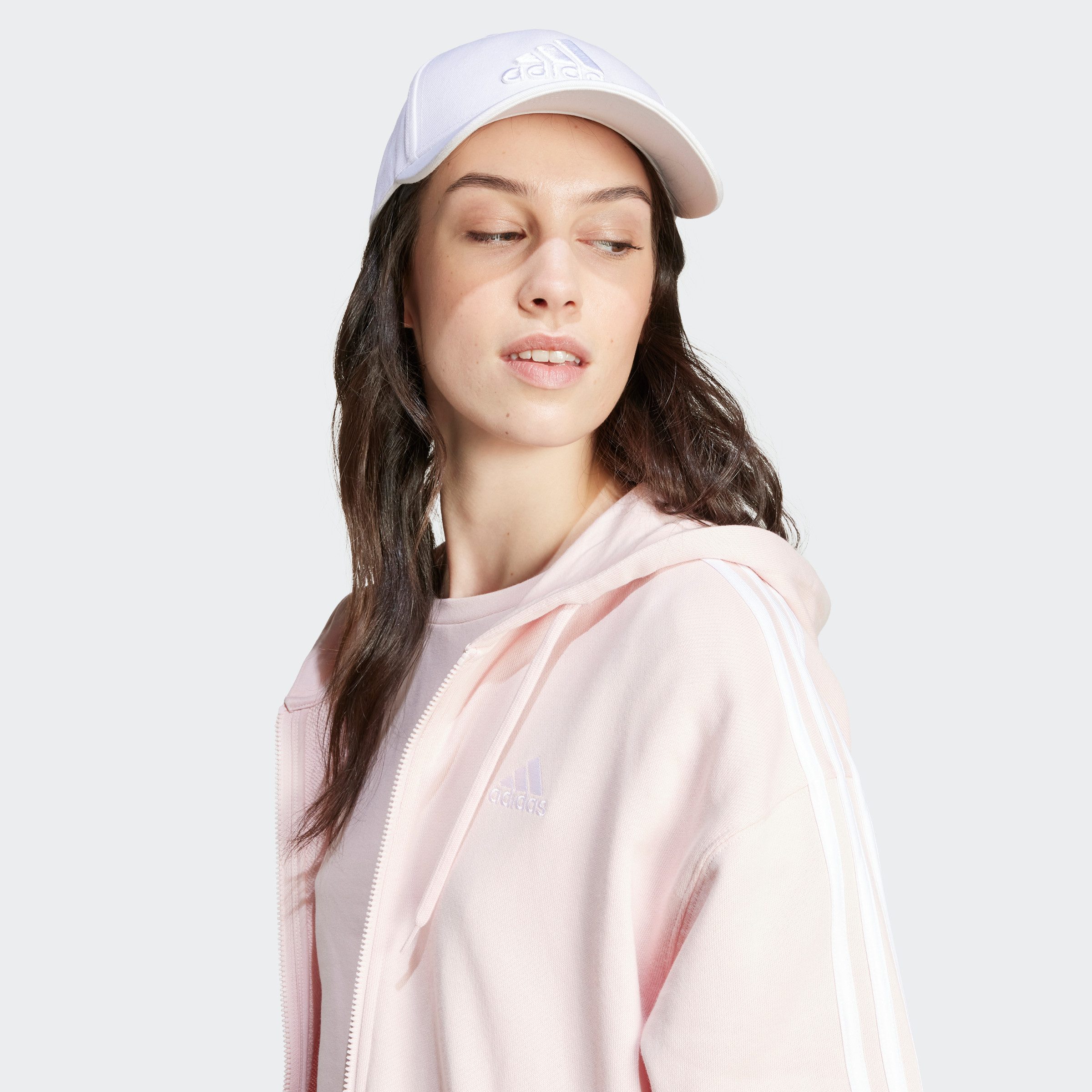 adidas Sportswear Capuchonsweatvest W 3S FT FZ O HD (1-delig)