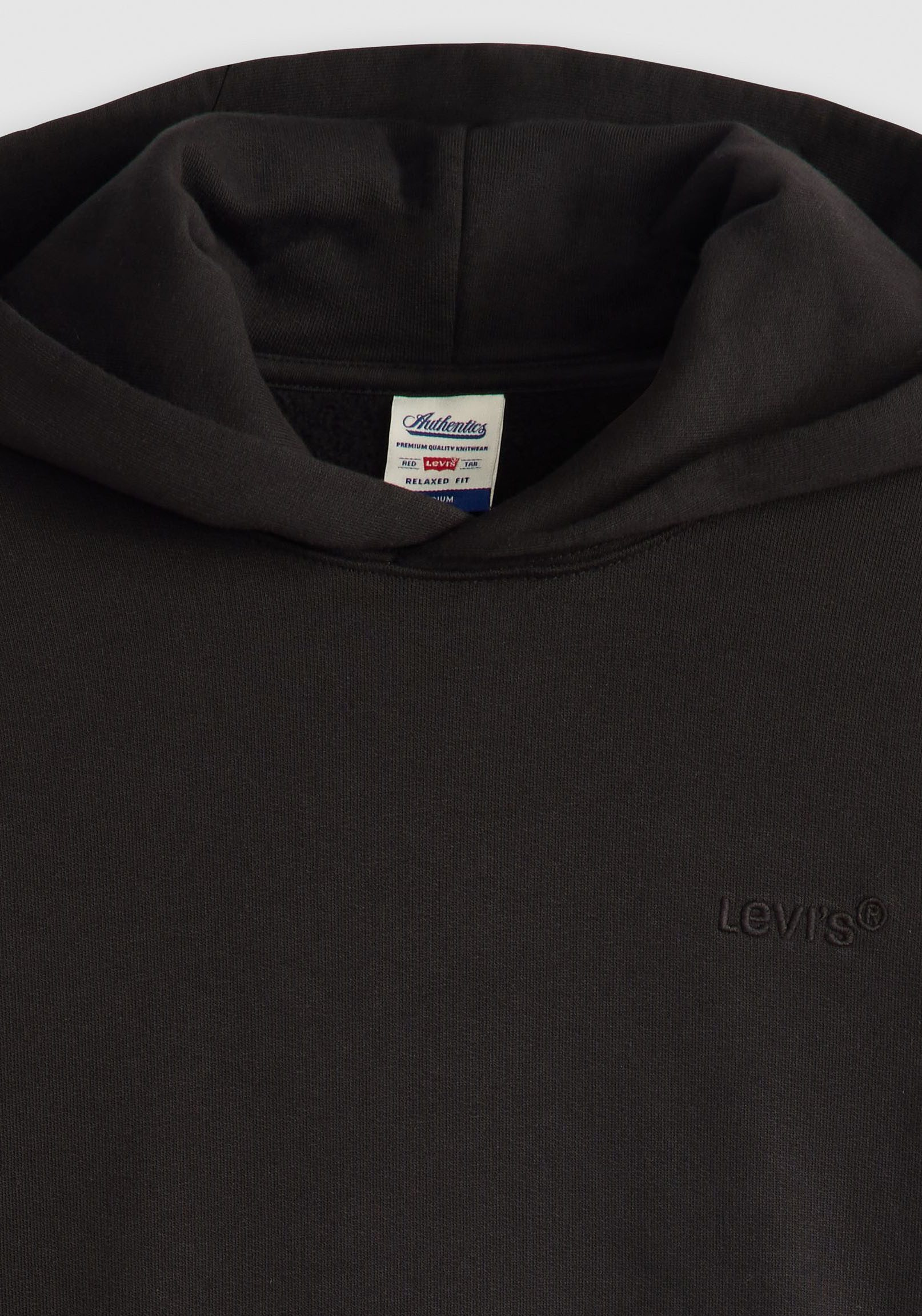 Levi's® Hoodie THE AUTHENTIC HOODIE met kleine ton-sur-ton logo-borduursel op de borst