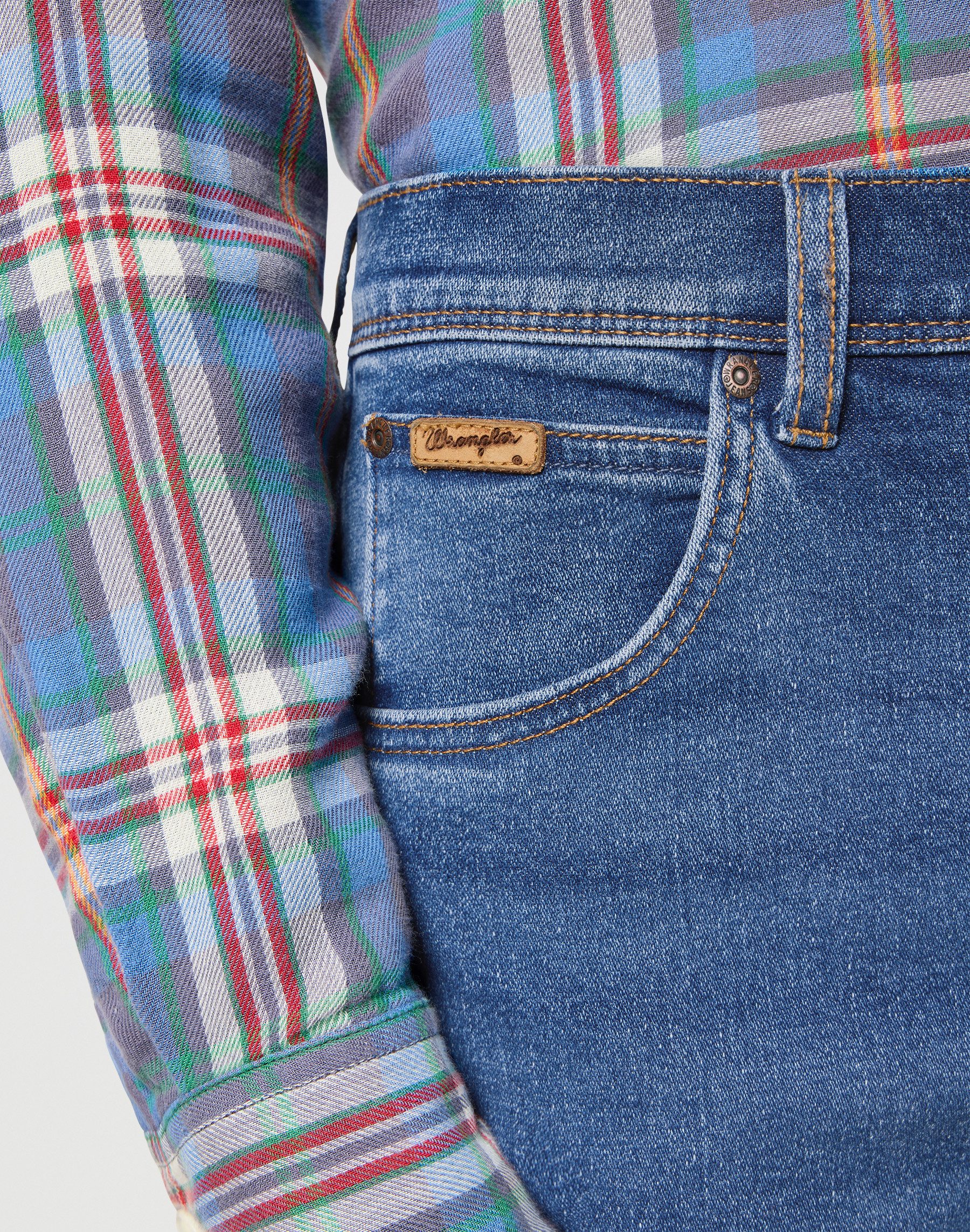 Wrangler 5-pocket jeans Texas Slim episch zacht materiaal