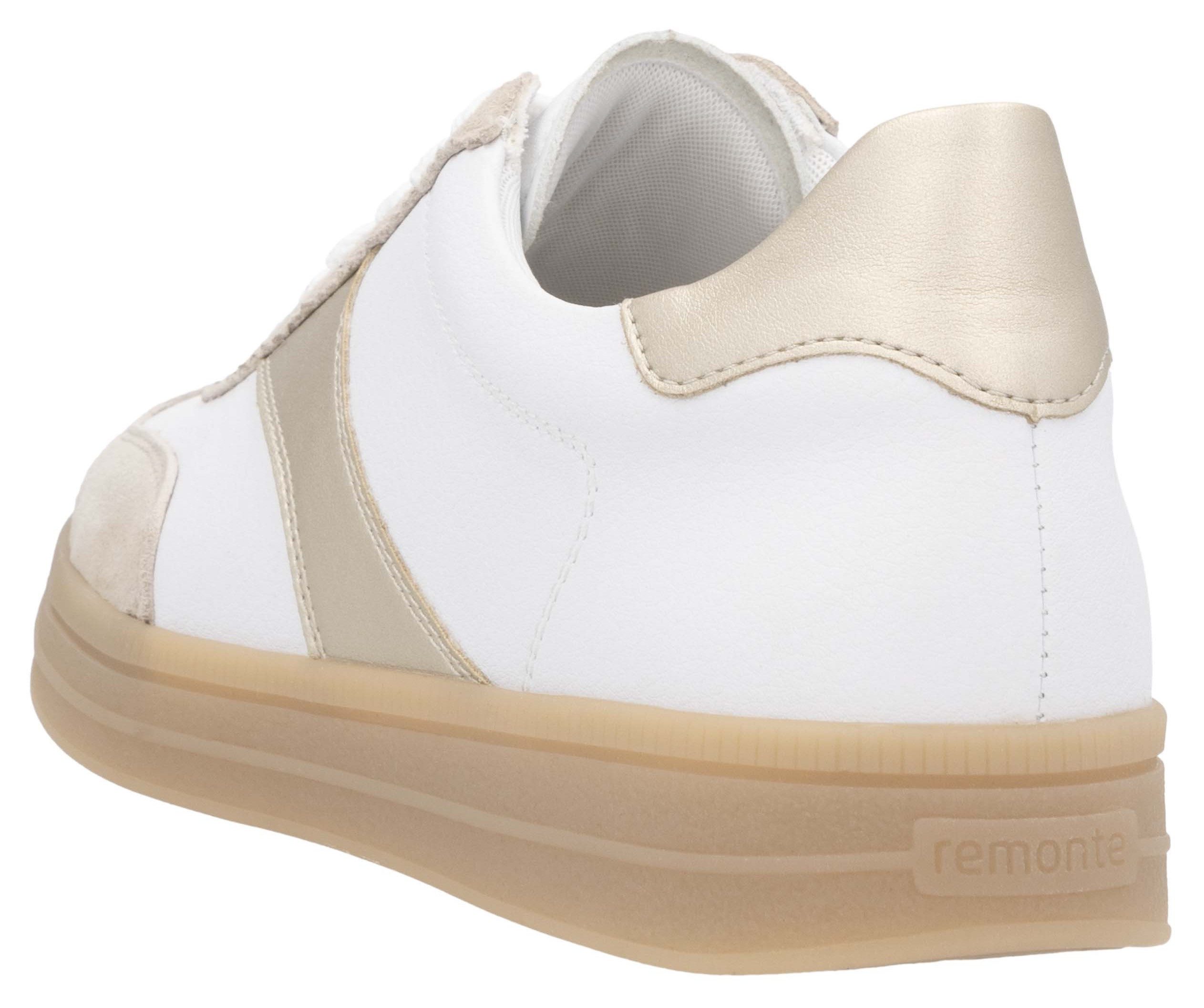 Remonte Sneakers , vrijetijdsschoen, halfschoen, veterschoen met gepolsterde schacht