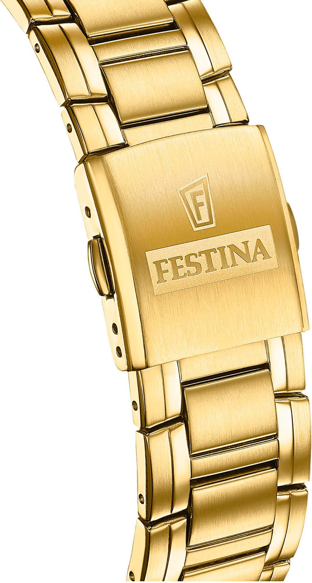 Festina Chronograaf Timeless Chronograph Quartzhorloge, horloge, herrenuur, roestvrijstalen band, analoog, dag