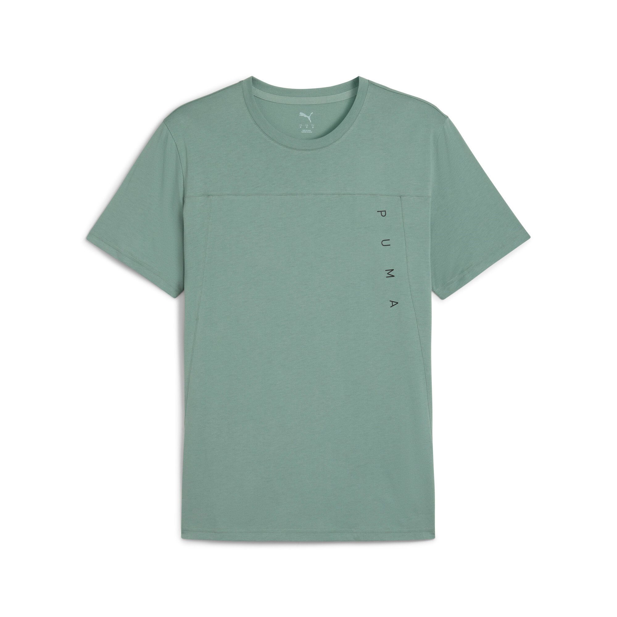 PUMA Trainingsshirt M TAD TECH TRIBLEND TEE heren shirts maat L groen