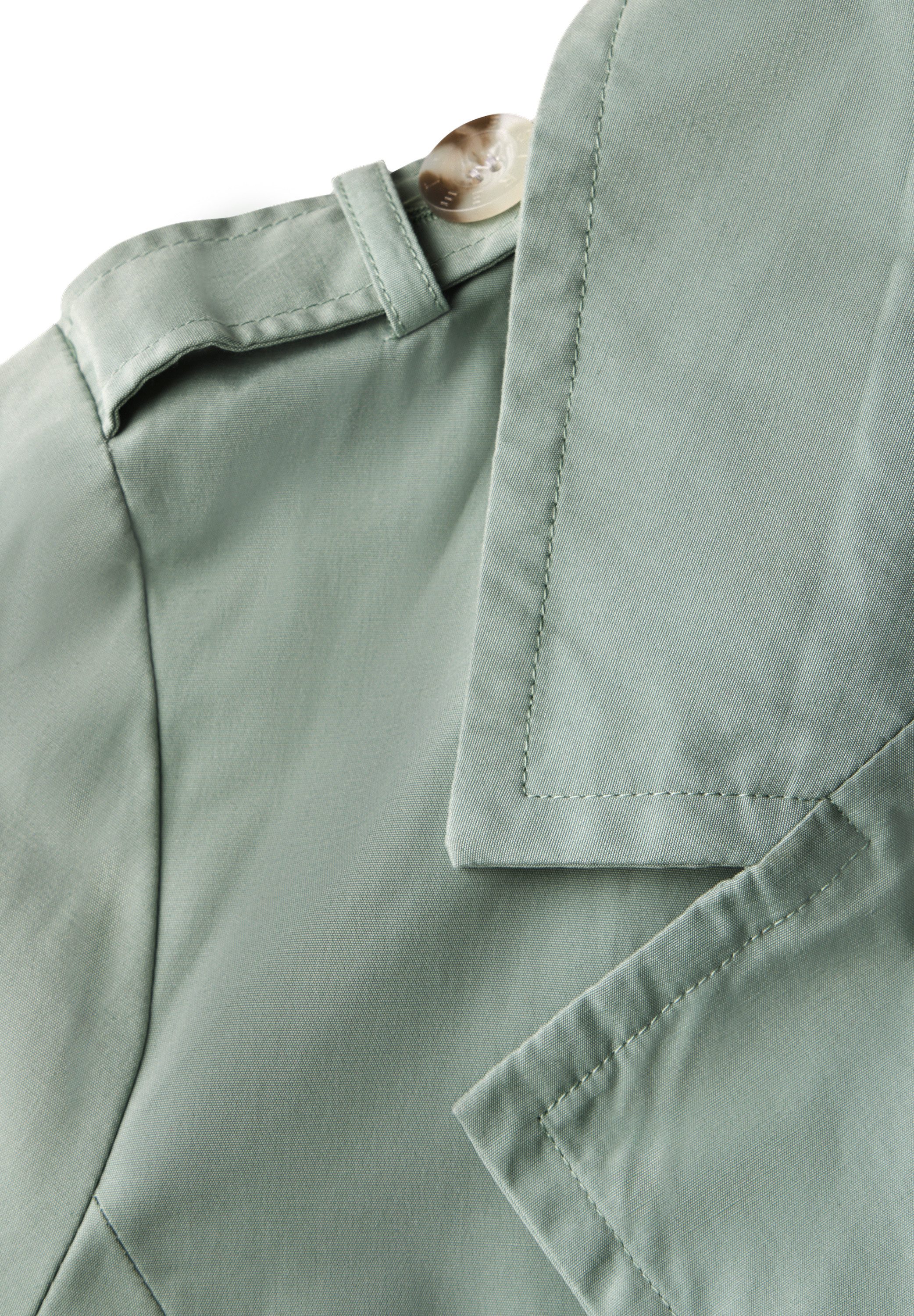 STREET ONE Trenchcoat dubbelrijig en met reverskraag