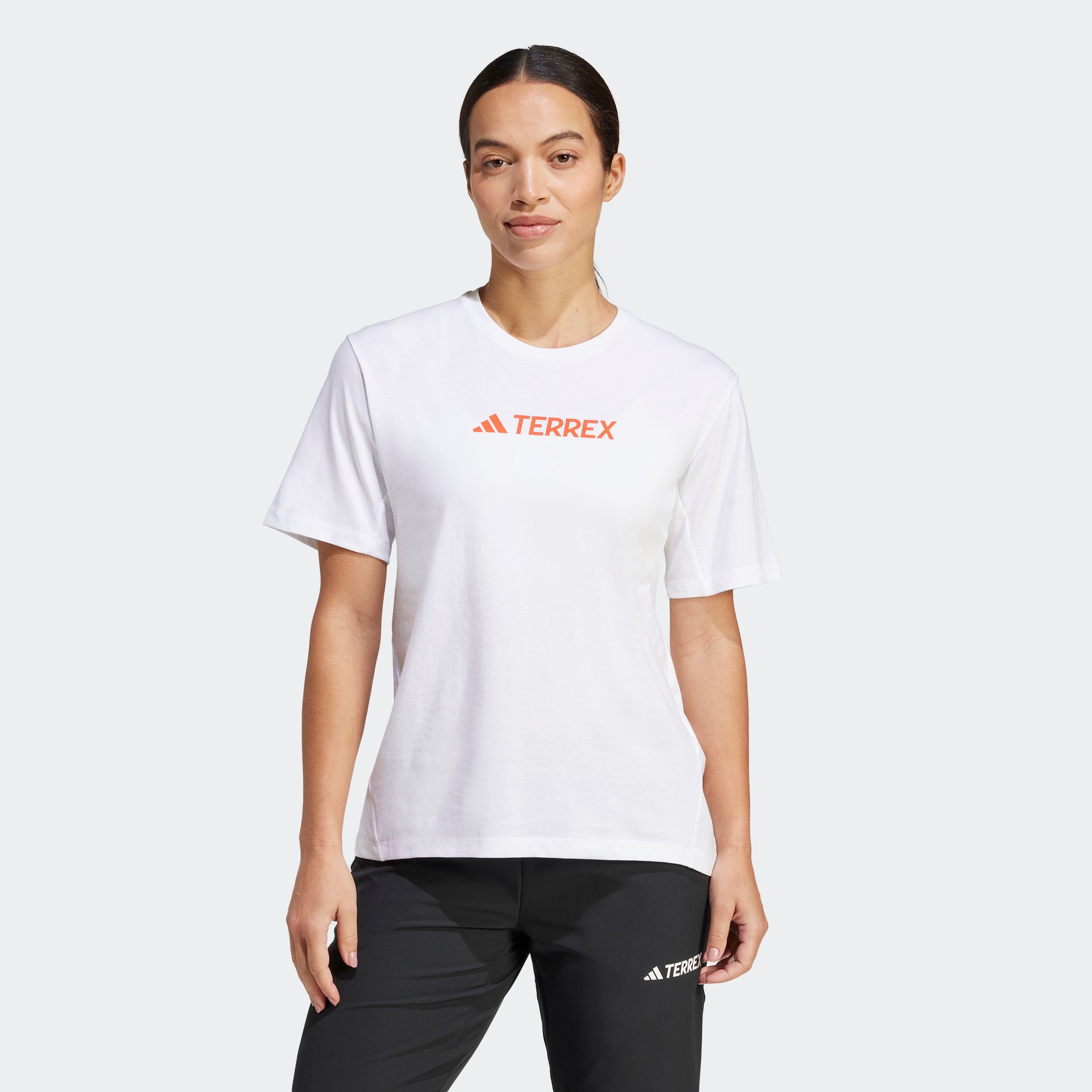 adidas TERREX Functioneel shirt W TX LOGO TEE dames sportshirts maat XL wit