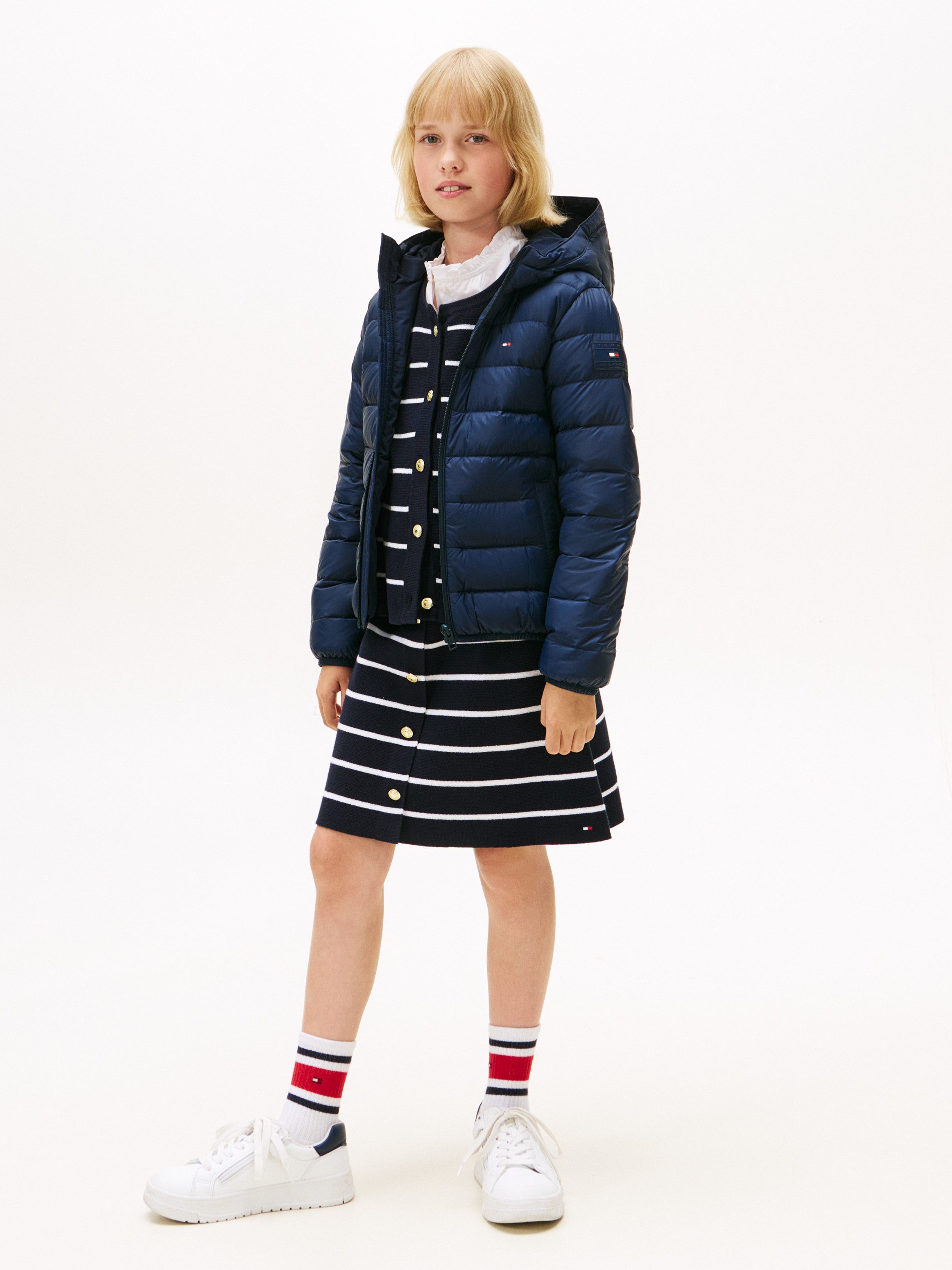 Tommy Hilfiger Gewatteerde jas U LIGHT DOWN HOODED JACKET