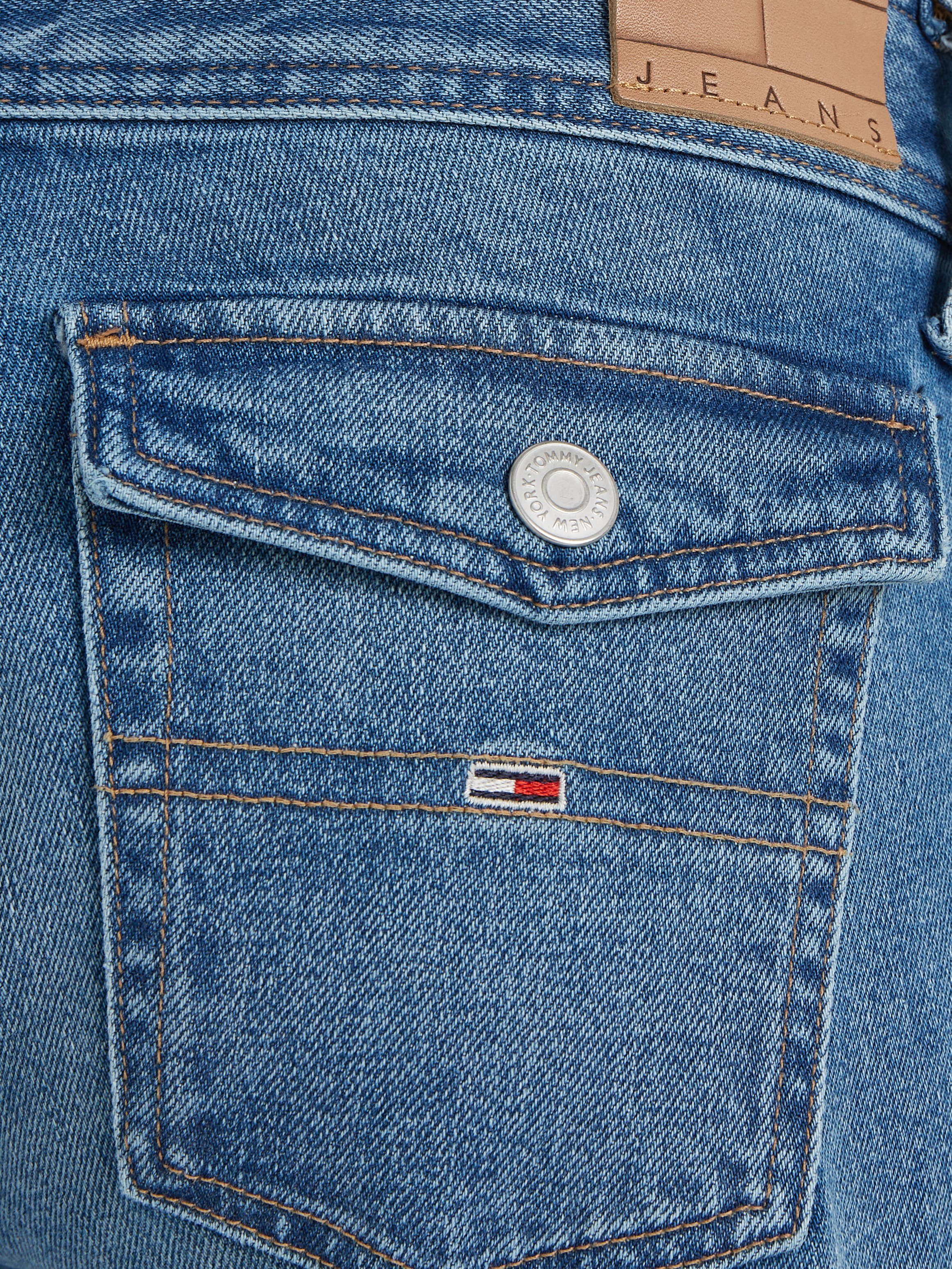 TOMMY JEANS Wijd uitlopende jeans LW FLR BELTED BH7136