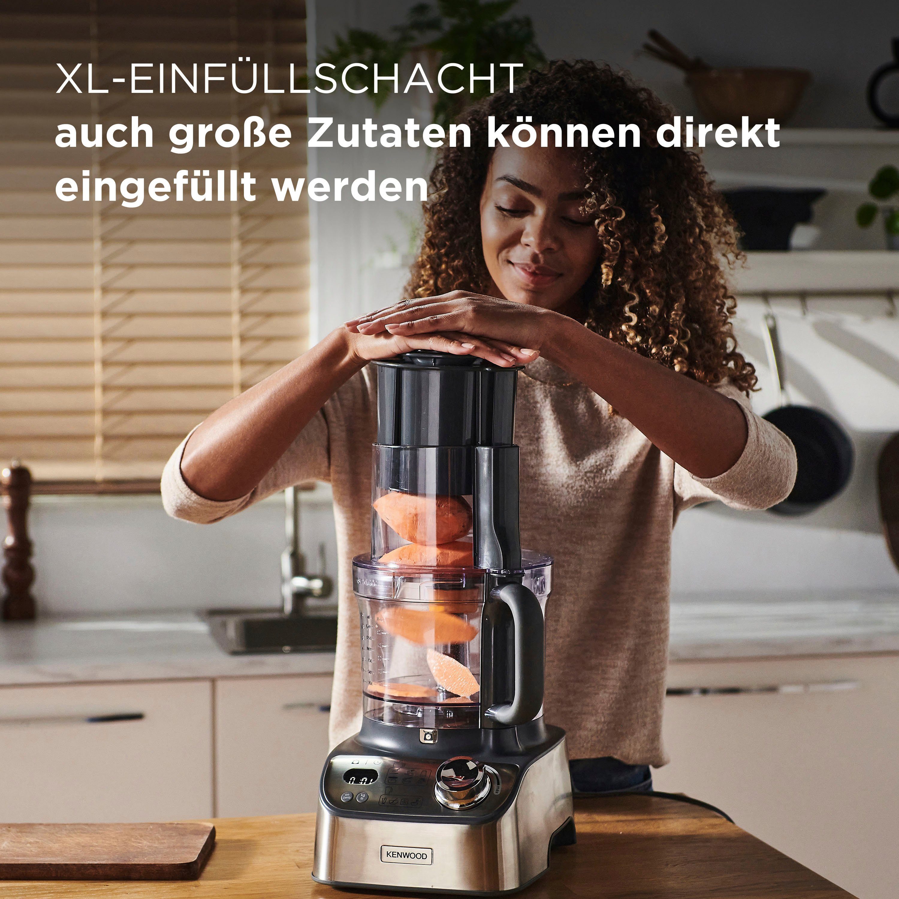 KENWOOD Compacte keukenmachine FDM72.990SS Multipro XL Weigh+