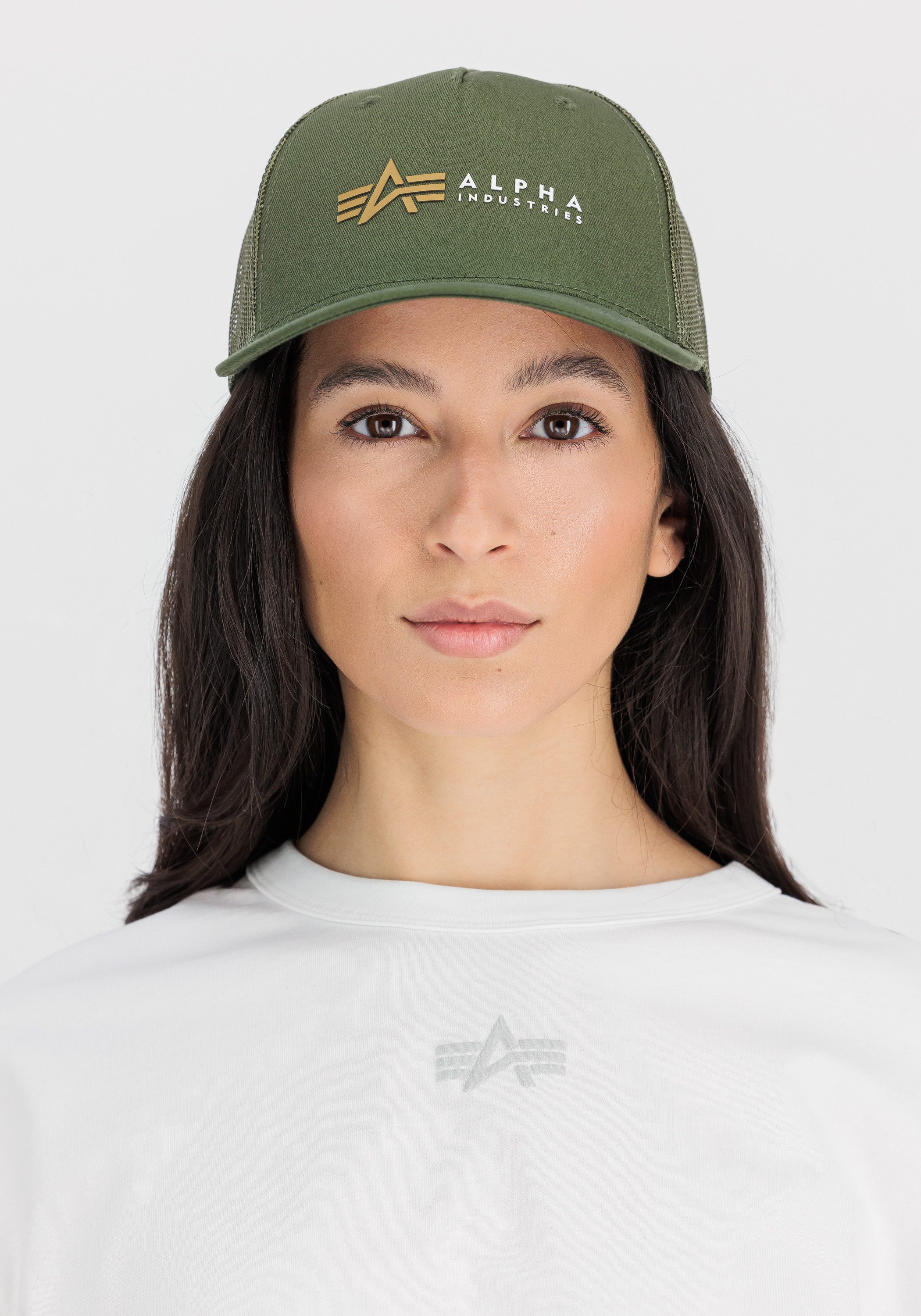 Alpha Industries Truckerpet Alpha Industries Accessoires - Headwear Alpha Label Trucker Cap