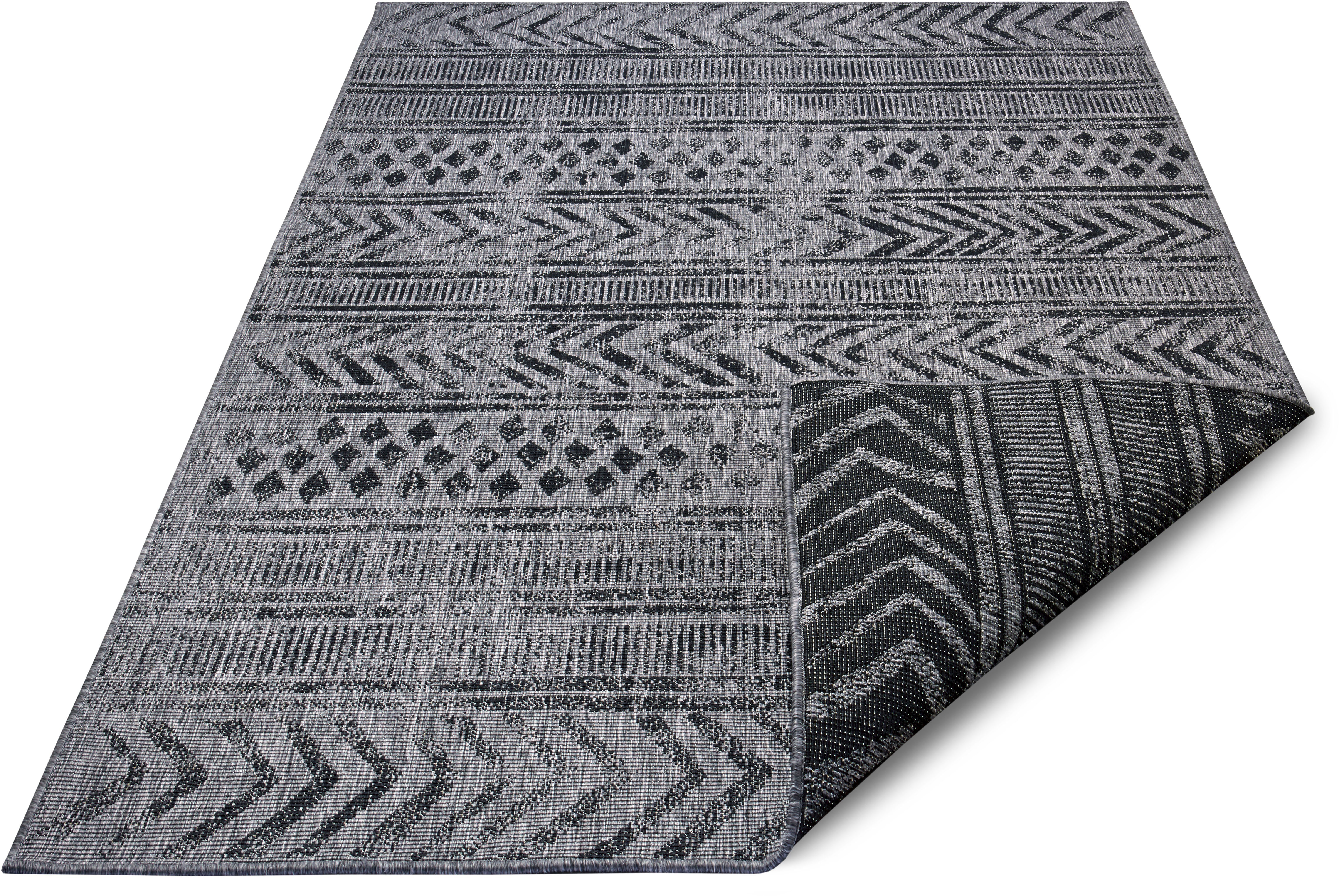 NORTHRUGS Vloerkleed BIRI tweezijdig te gebruiken kleed Binnen- en buitengebruik, weerbestendig, balkon, loper, woonkamer, waterbestendig, boho