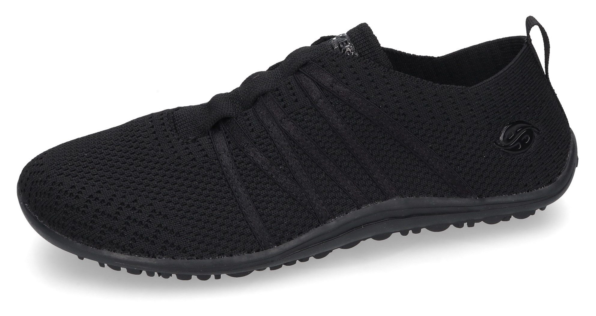Dockers by Gerli Barefootschoenen , instapschoen, sneaker, zomerschoenein casual brei-uitstraling dames lage sneakers maat 40 zwart