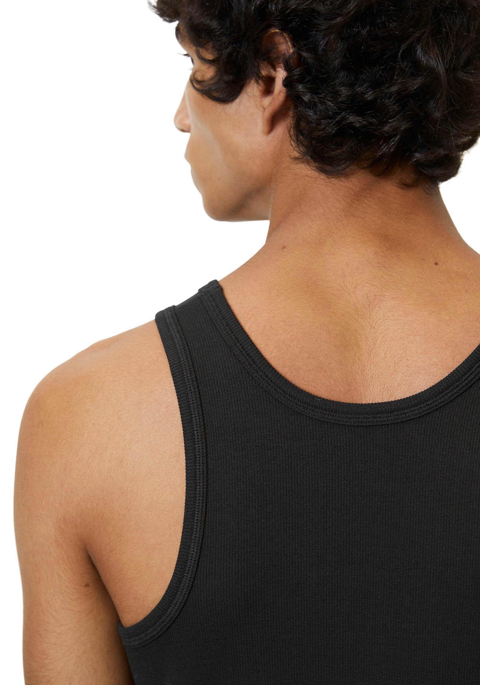 Marc O'Polo Muscle-shirt Iconic rib in aansluitend model (2-delig, Set van 2)