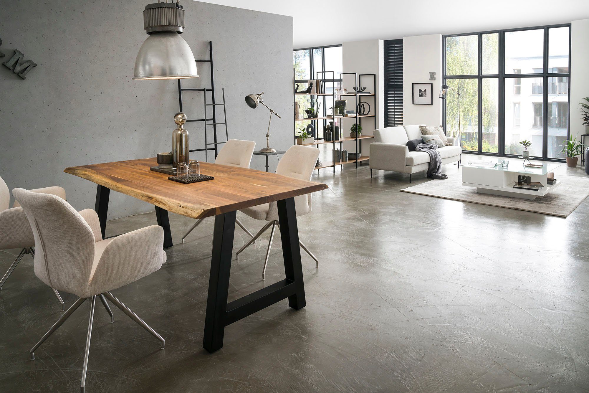 SalesFever Eettafel Massief hout geolied en tweevoudig gewaxt