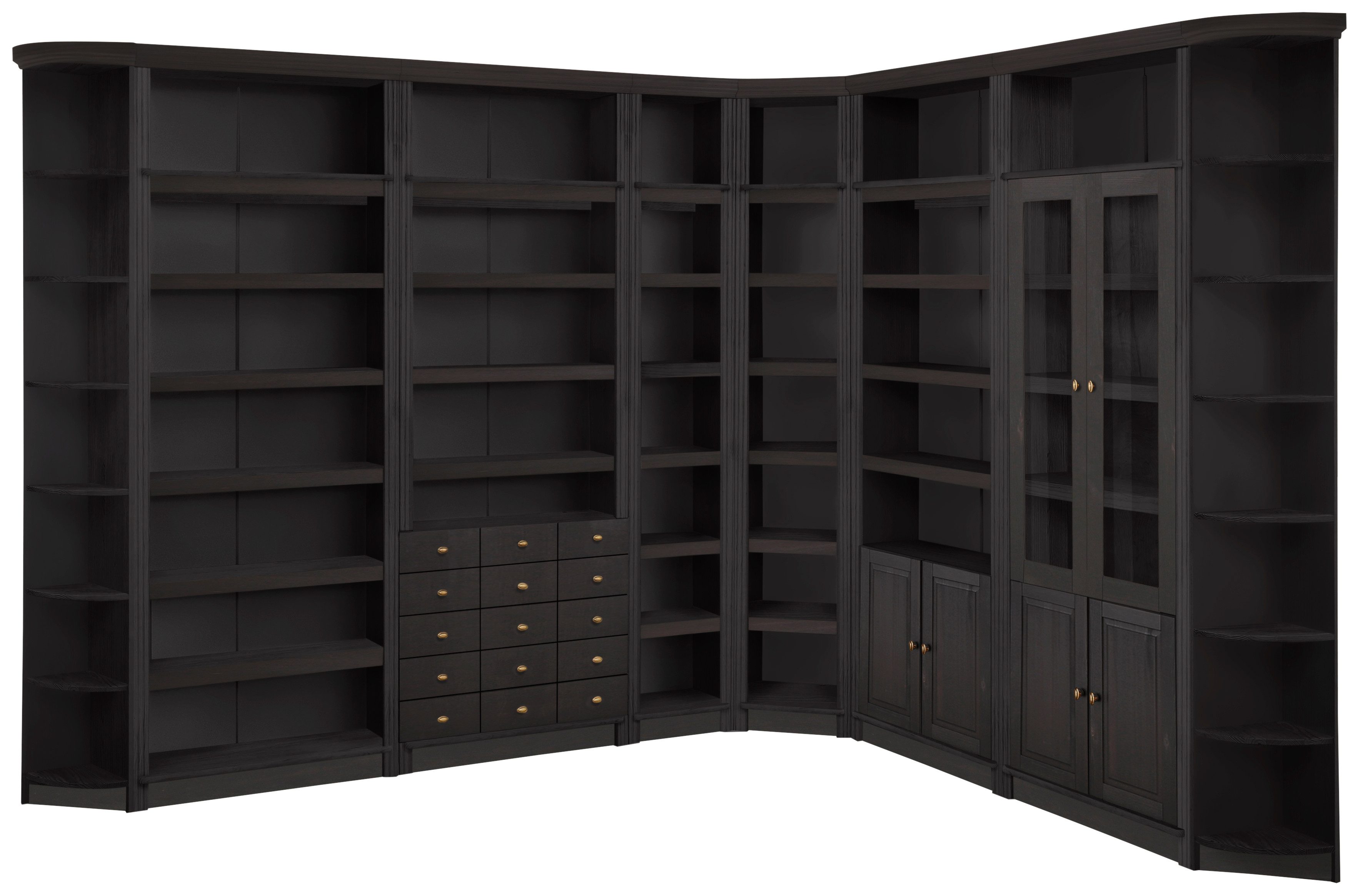 Home affaire Boekenkast Soeren van massief grenen, in 2 hoogten, diepte 29 cm, met veel bergruimte