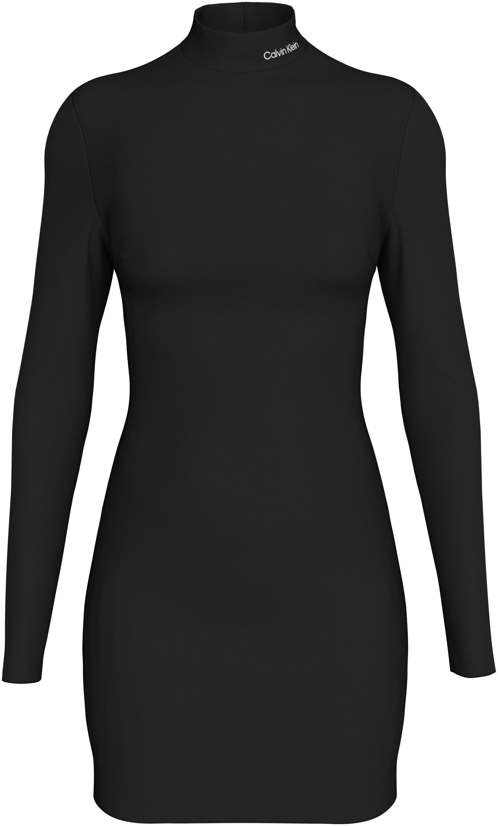 Calvin Klein Sweatjurk LOGO ELASTIC MILANO DRESS