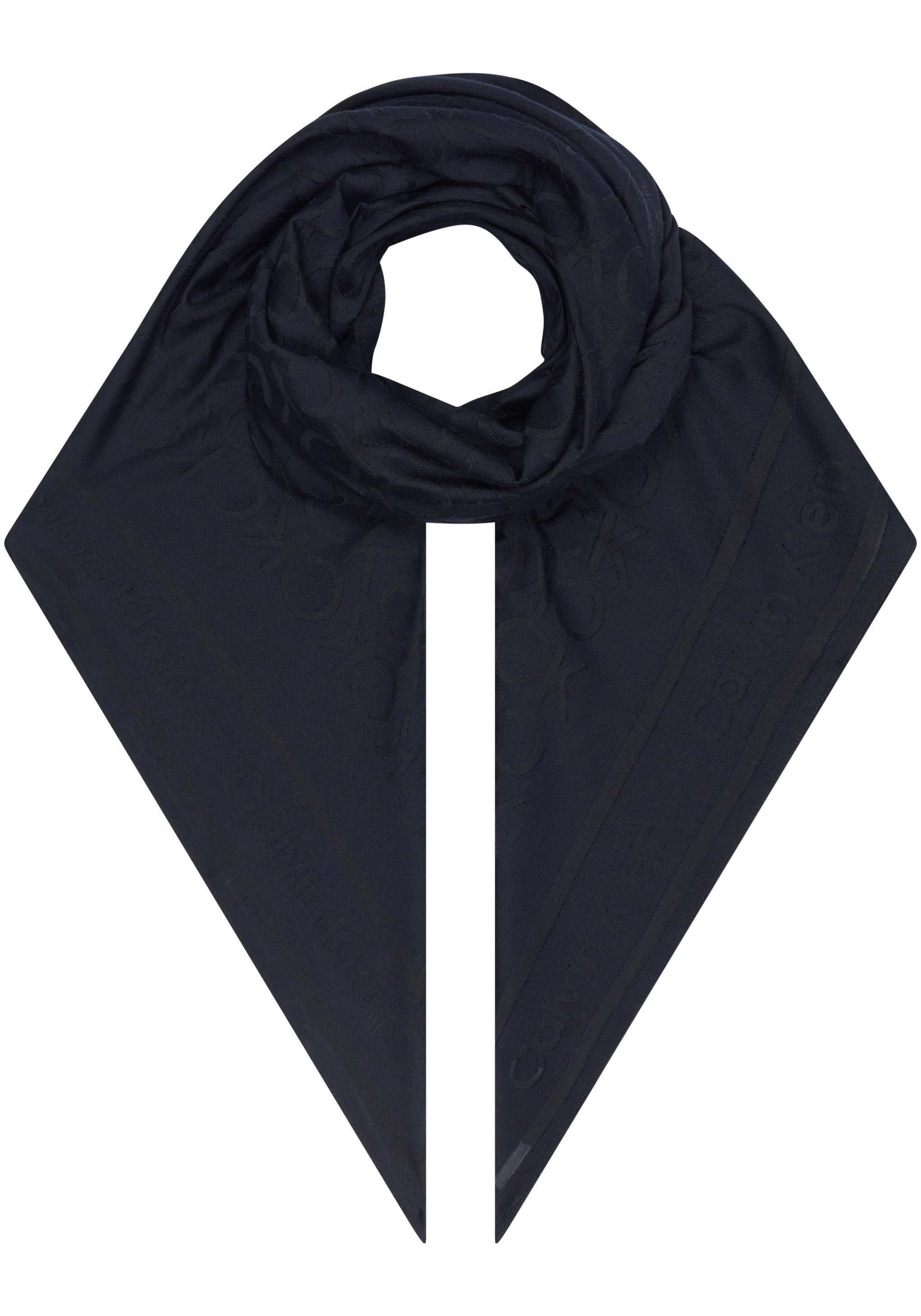 Calvin Klein Sjaal BURNOUT MONOGRAM SCARF