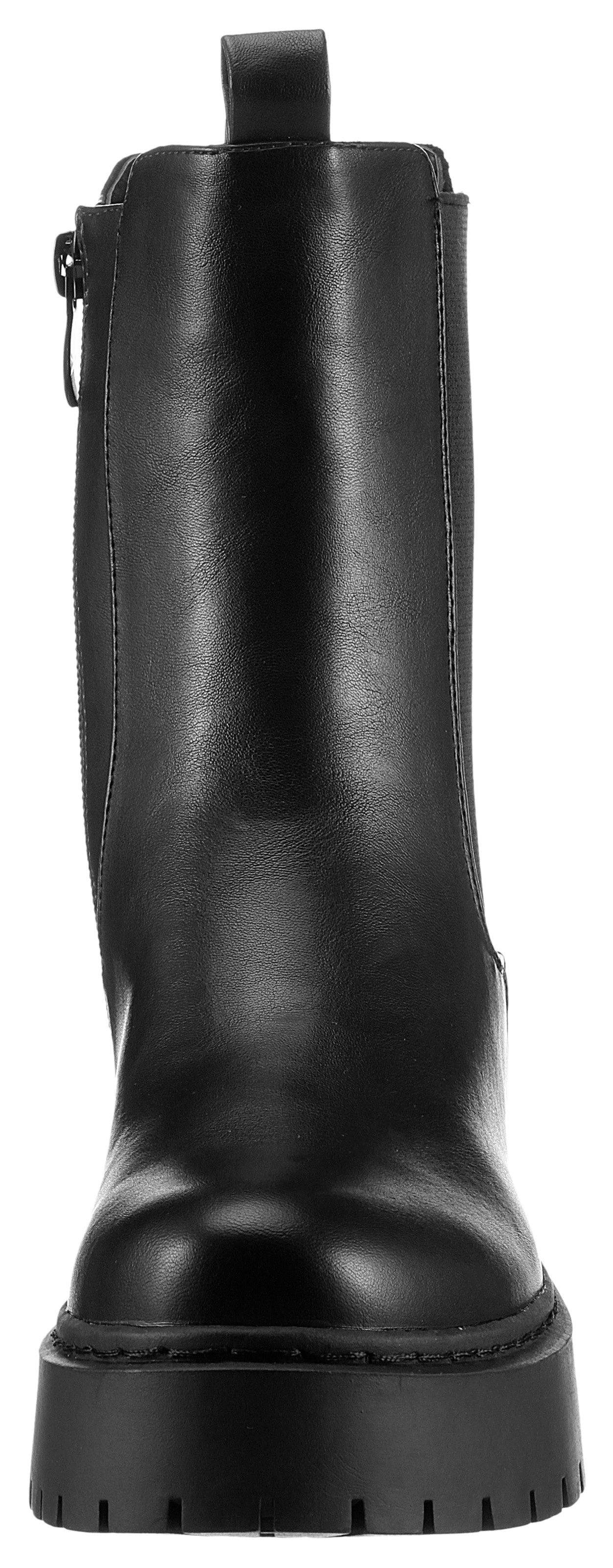 Aniston SHOES Chelsea-boots Instaplaarzen, plateau enkellaars, met glitterstenen - NIEUWE COLLECTIE