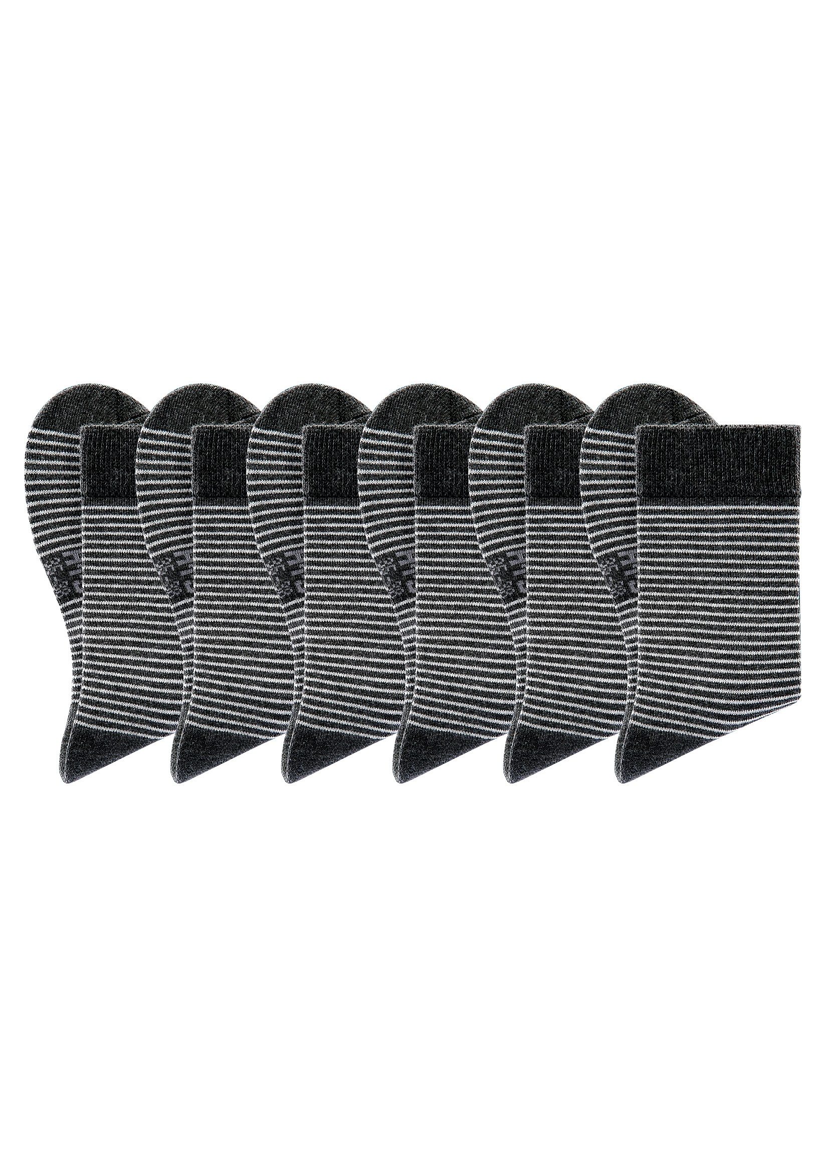 H.I.S Sokken met knelvrije boord (set, 6 paar)