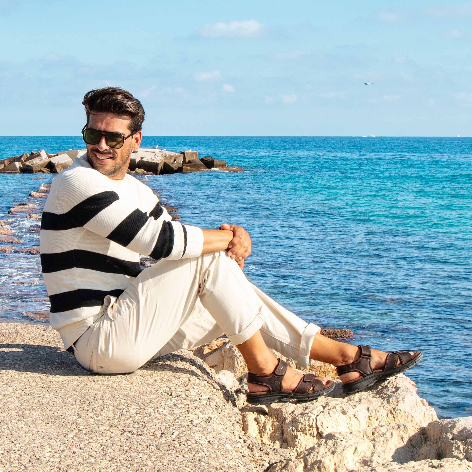 Panama Jack Sandalen Sanders Zomerschoen, outdoorsandaal, vakantieschoen met klittenbandsluitingen