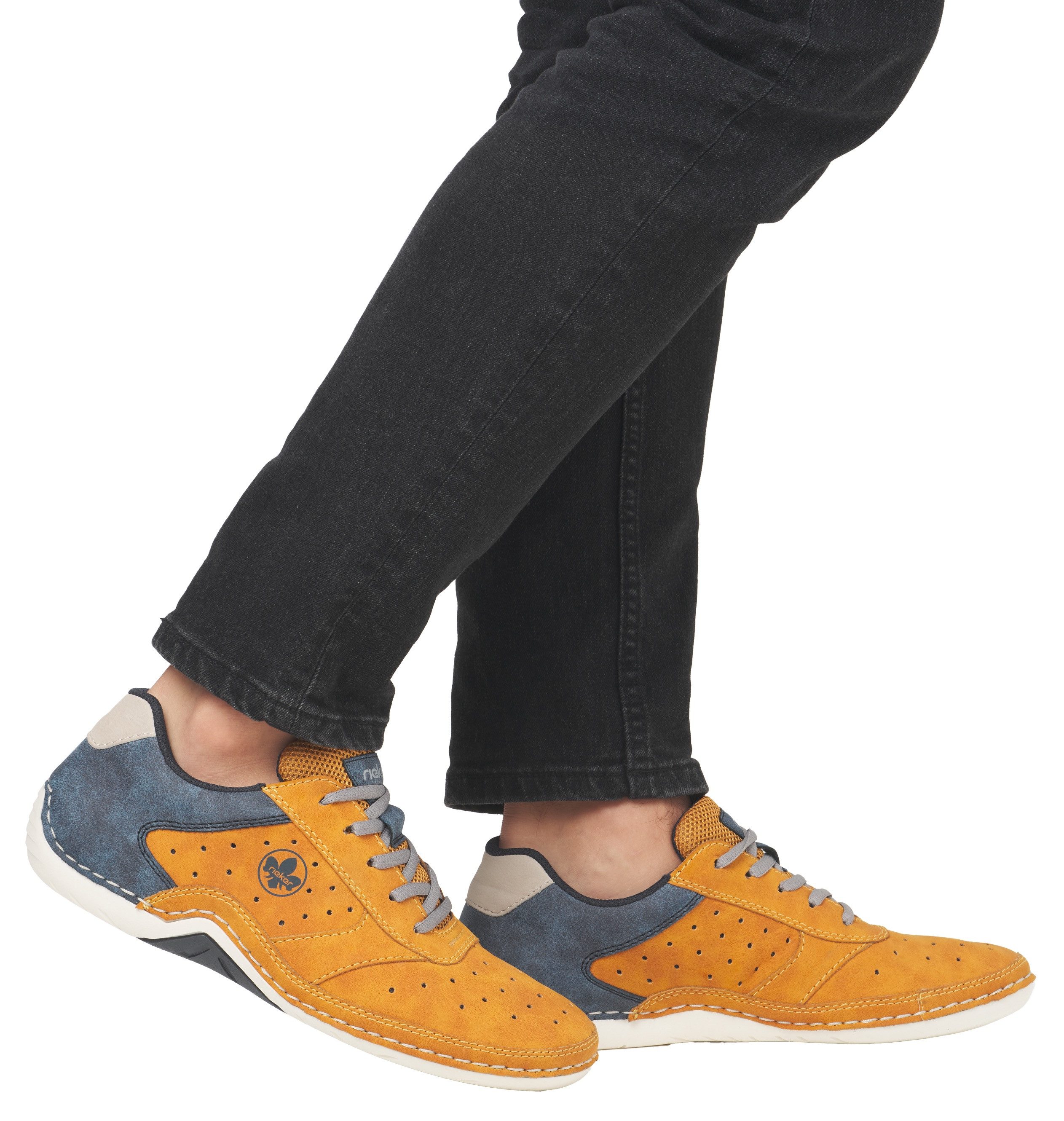 Rieker Sneakers , veterschoen, lage schoen, vrijetijdsschoen met memosoft binnenzool