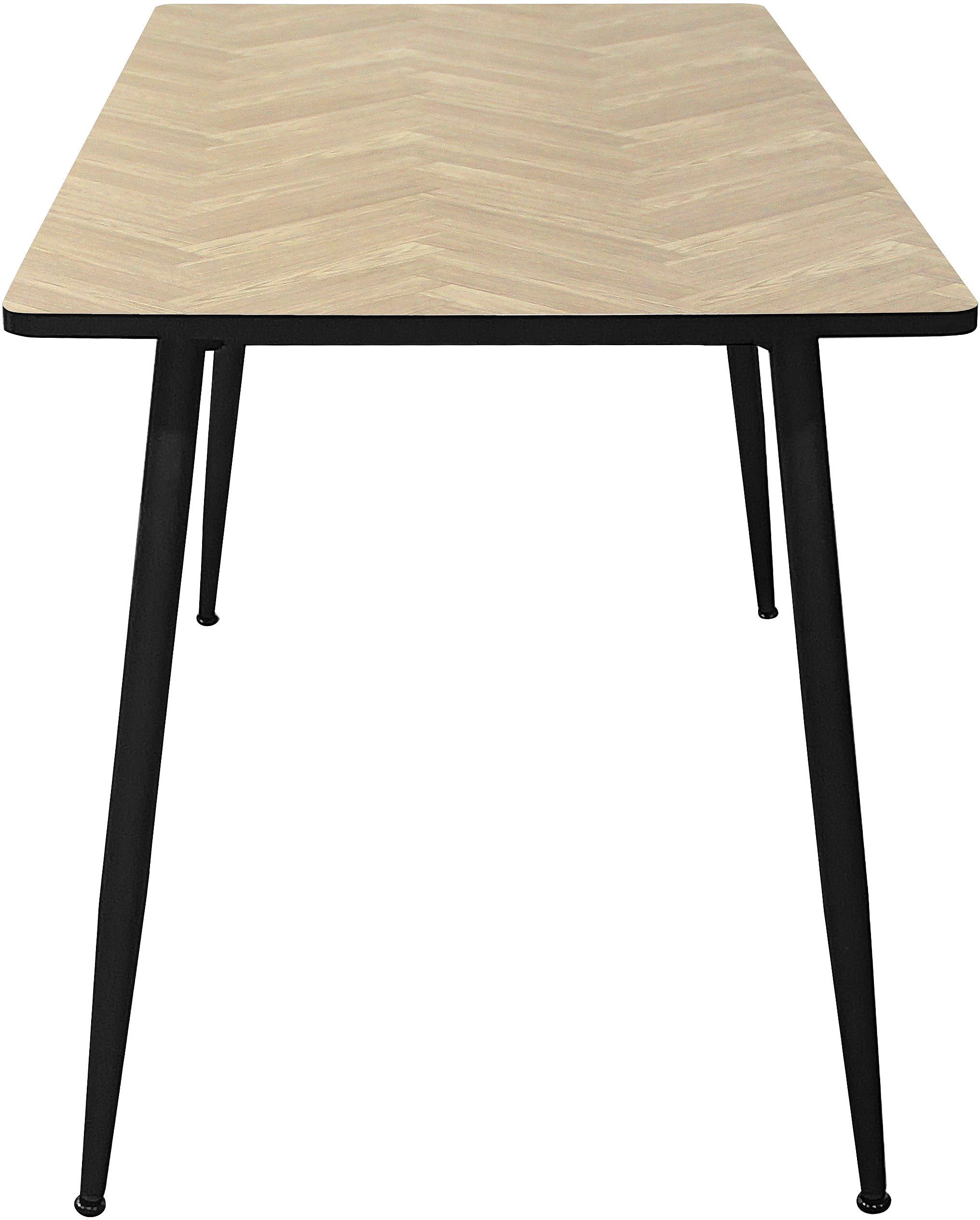 Home affaire Eettafel Arhus in trendy visgraatlook