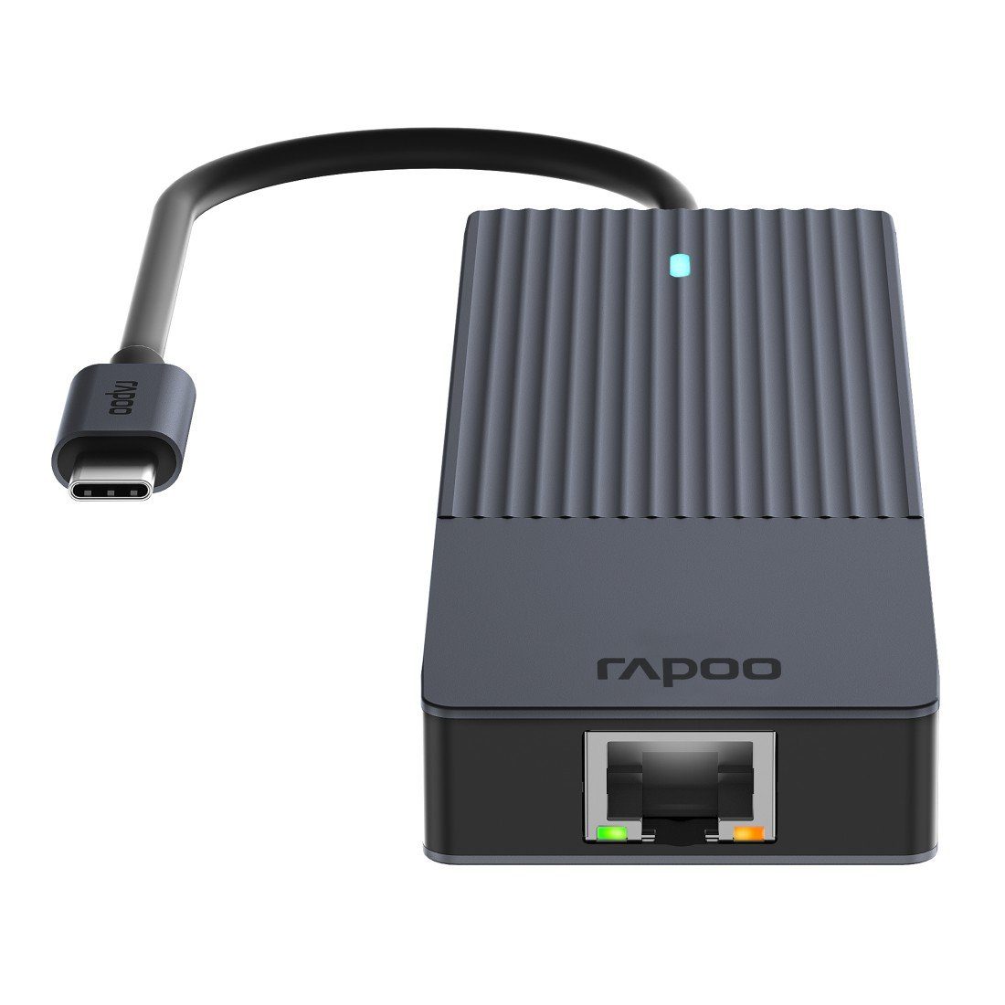 Rapoo USB-adapter UCM-2002 USB-C multiport adapter, 6in1, grijs