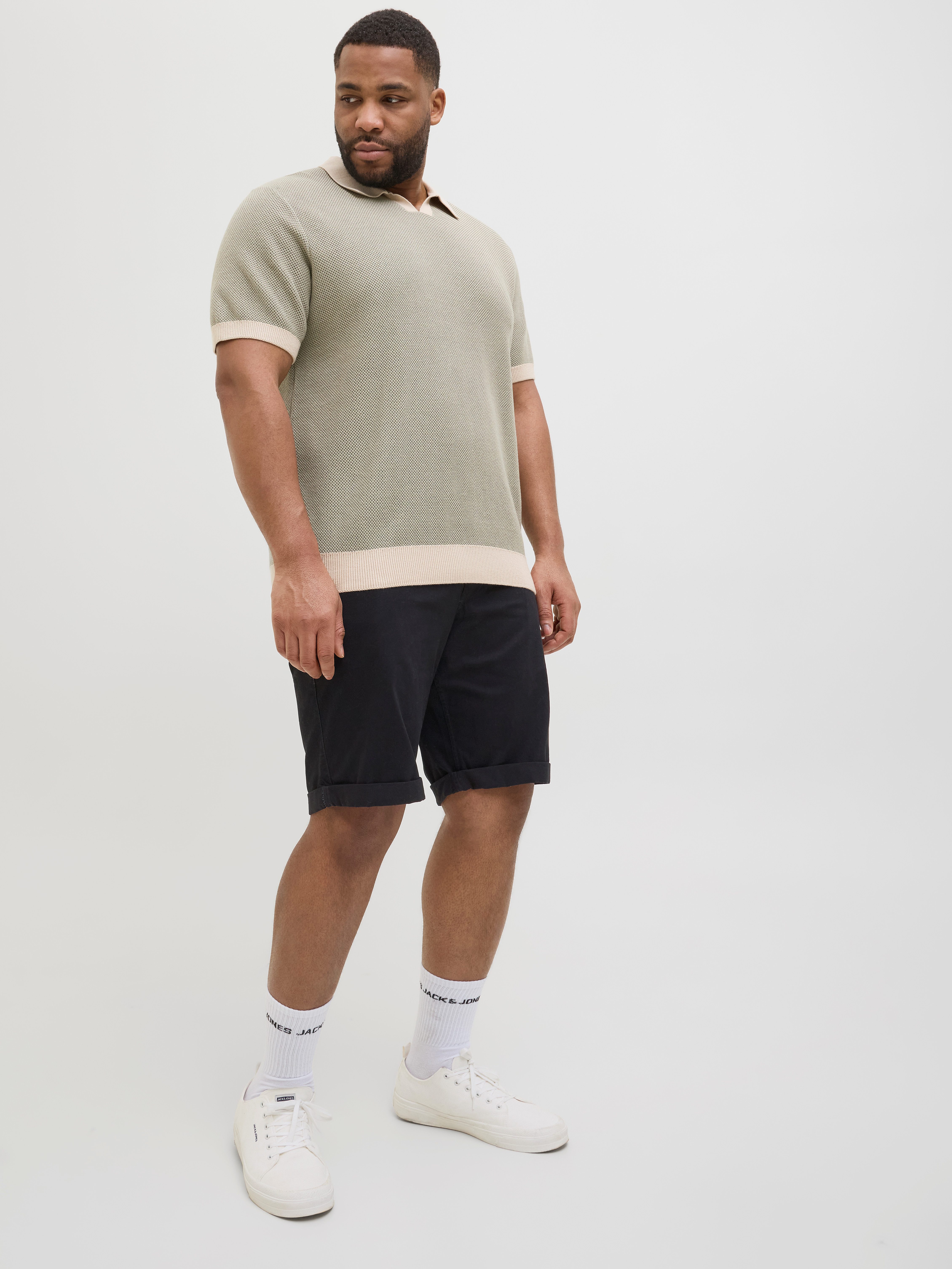 Jack & Jones PlusSize Chino-short JPSTDAVE JJCHINO SHORTS SN AKM PLS