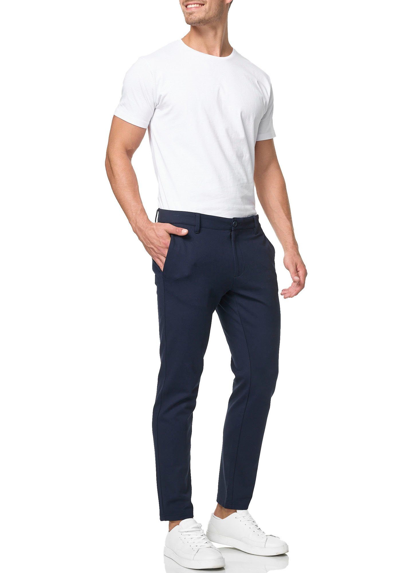 Indicode Pantalon Roedekro verzorgde look met recht gesneden pijp