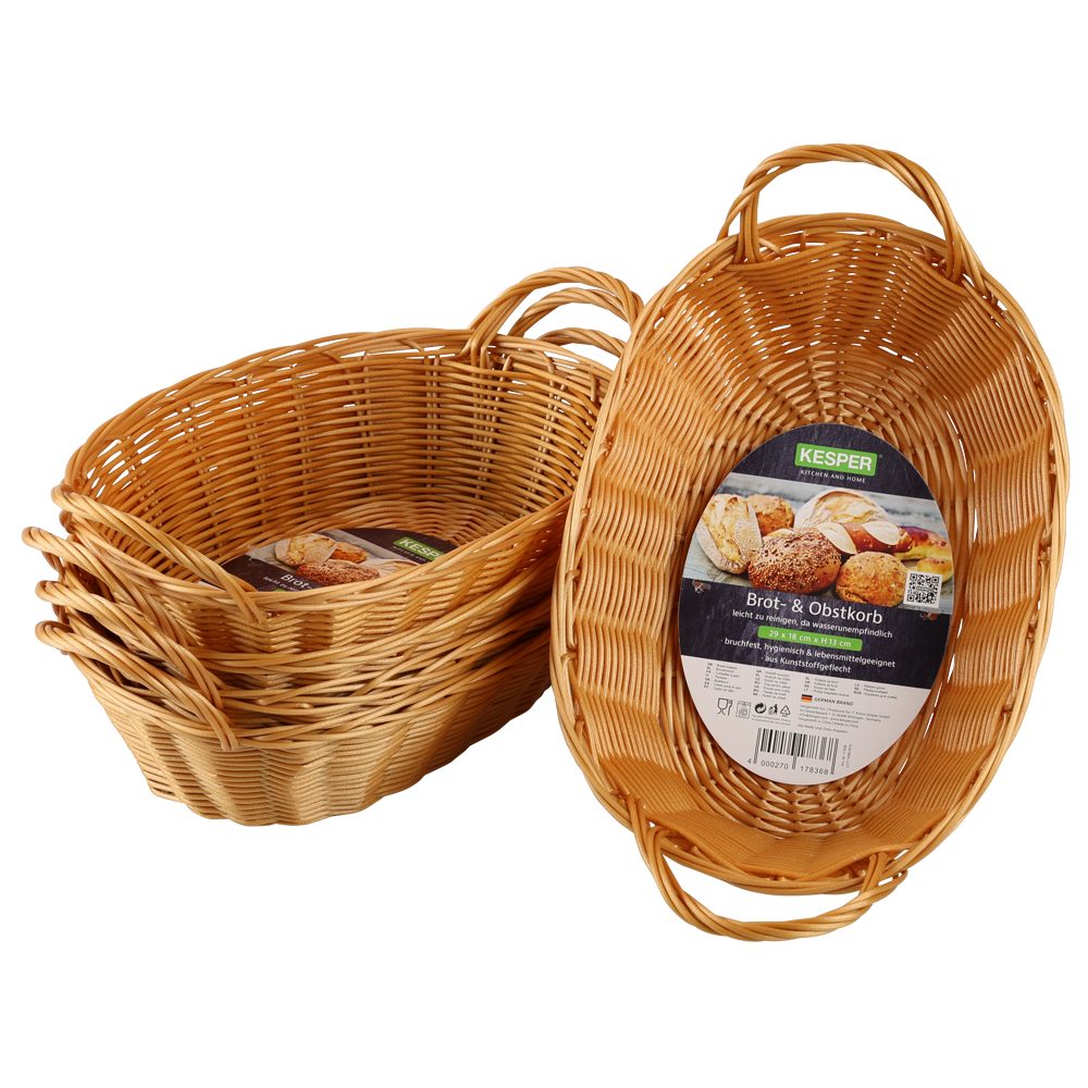 KESPER for kitchen & home Broodmand Mand met handgreep, 5-delig set (set, 5-delig)