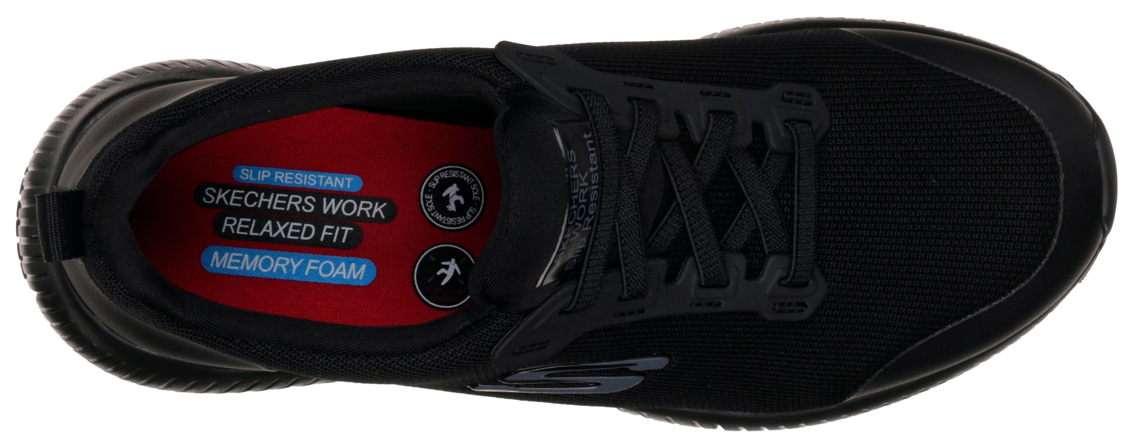 Skechers Werkschoenen SQUAD SR , sneakers voor horeca & zorg met gepolsterde schacht