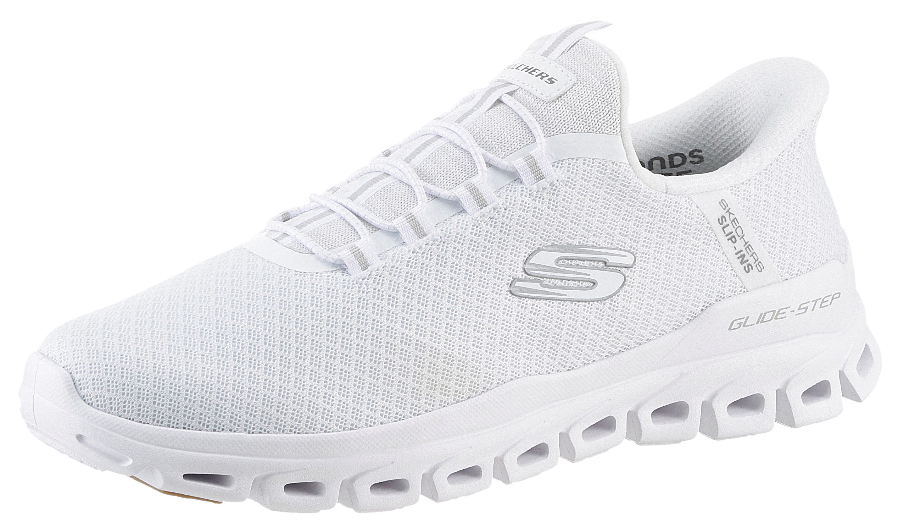 Skechers Slip-on sneakers GLIDE-STEP Instapschoen, vrijetijdsschoen, trainingsschoen met praktische elastische band heren lage sneakers maat 48,5 EU