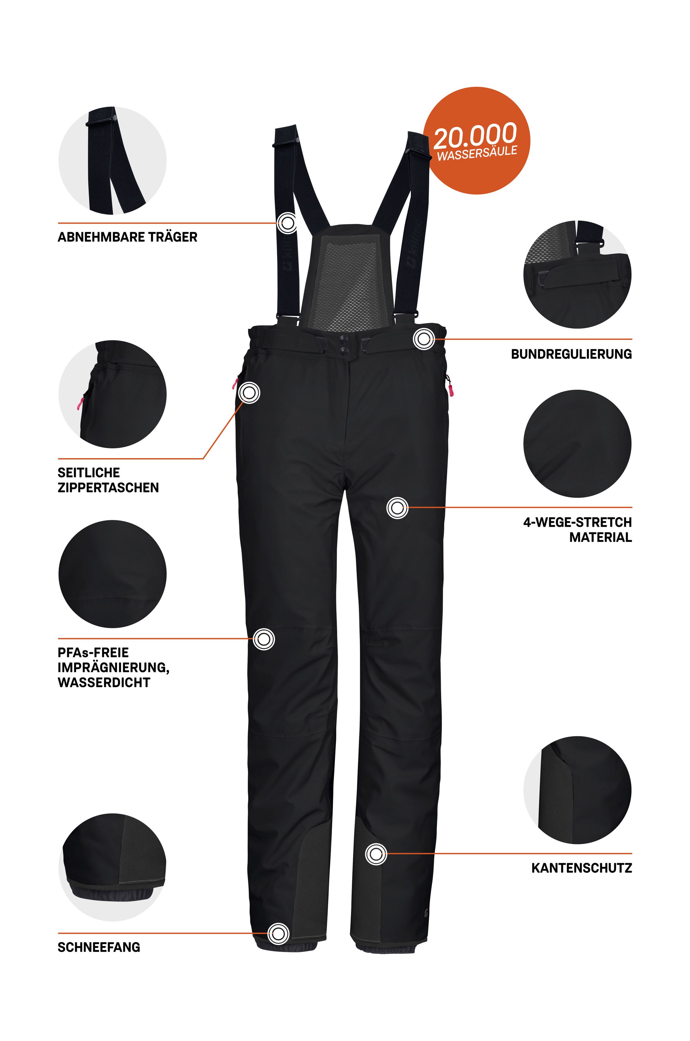 Killtec Skibroek KSW 50 WMN SKI PNTS