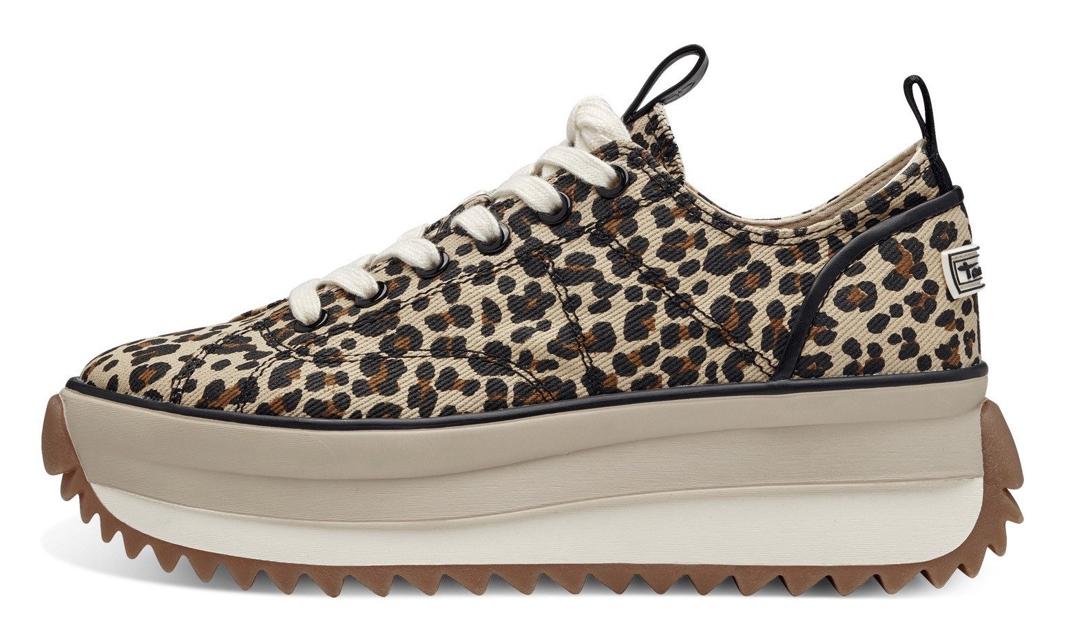 Tamaris Plateausneakers MILENA vrijetijdsschoen, lage schoen, veterschoen met touch-it-uitrusting