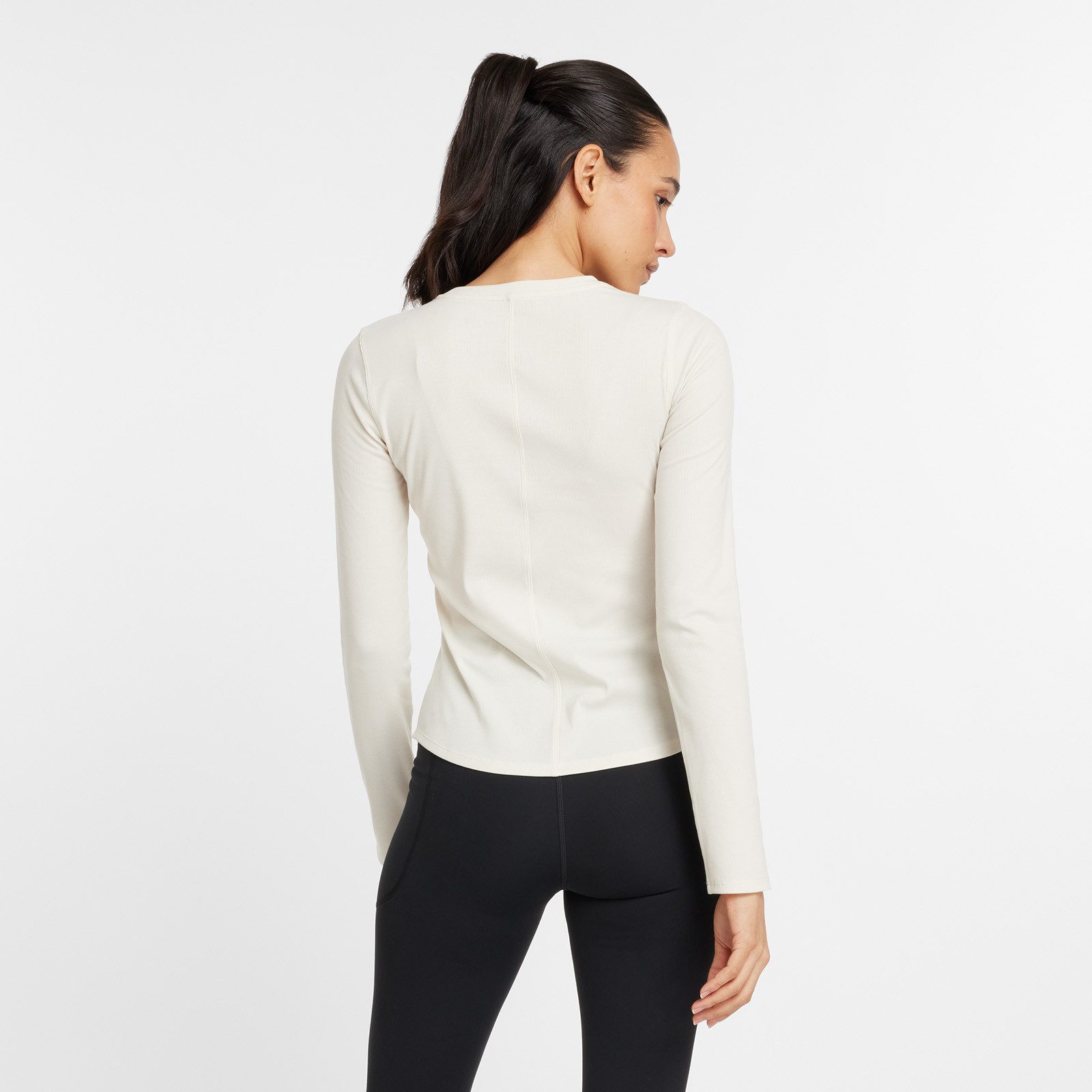 New Balance Shirt met lange mouwen Micro-Rib Long Sleeve