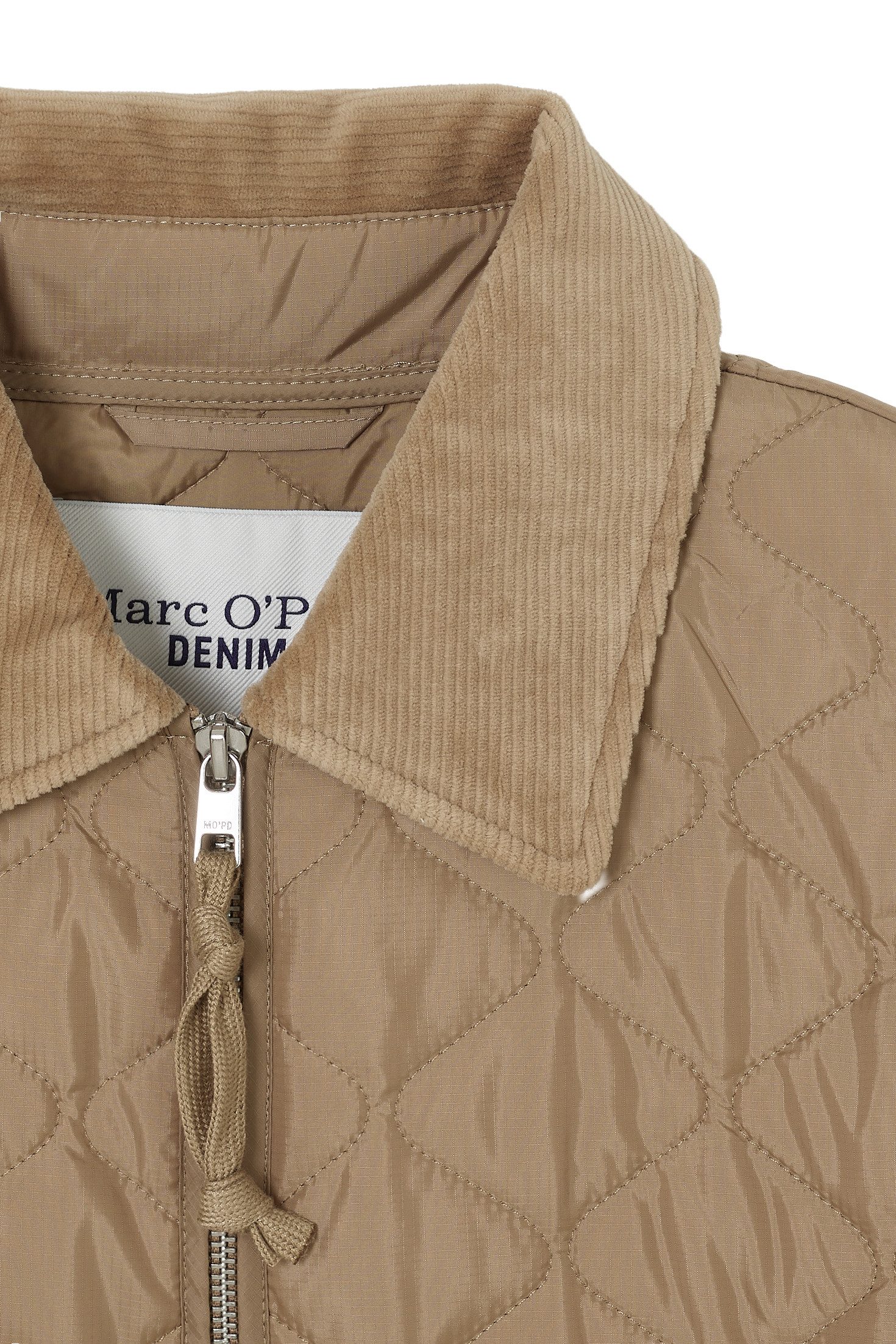 Marc O'Polo DENIM Gewatteerde jas met cordkraag