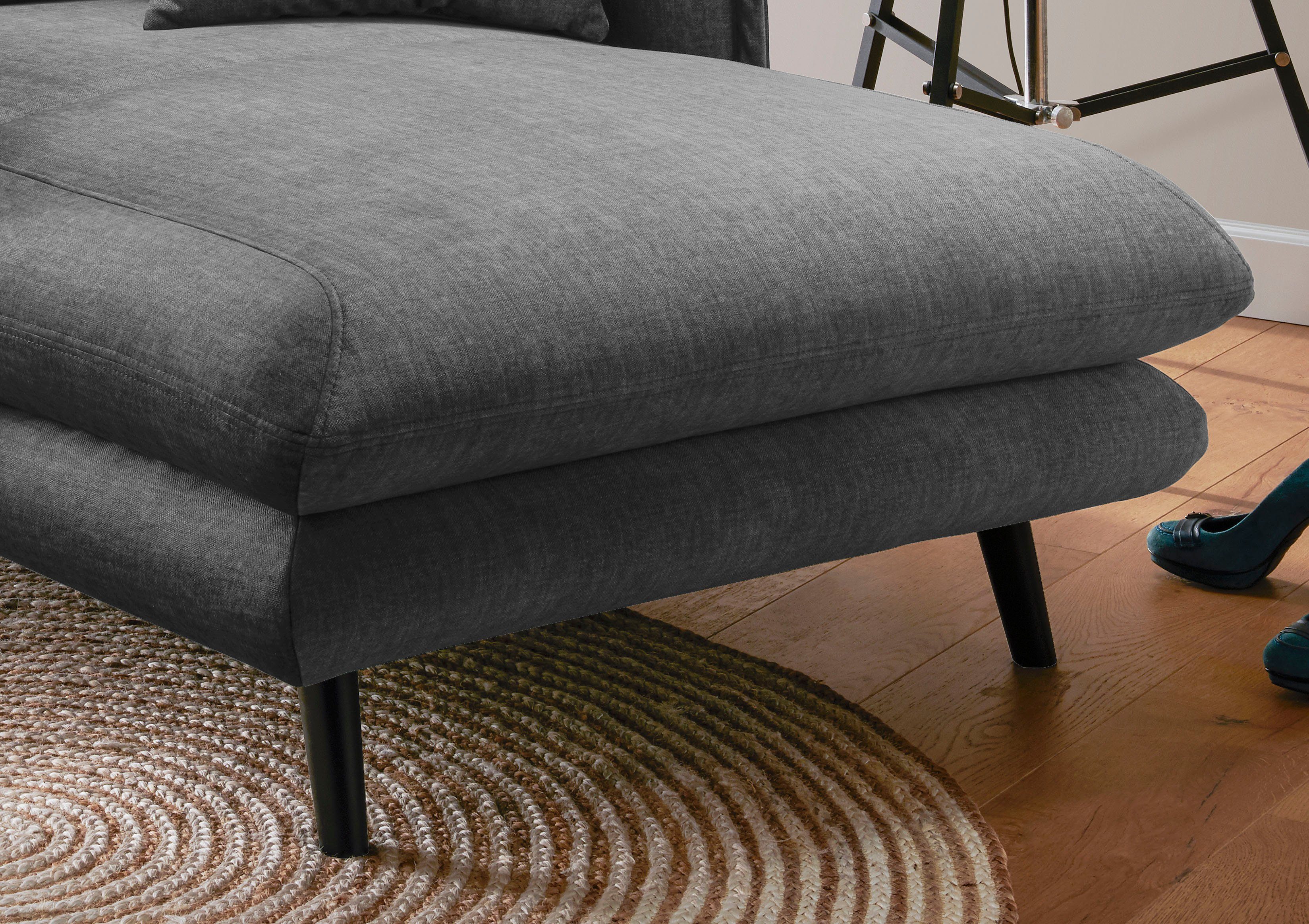 INOSIGN Loveseat LAZIO moderne fauteuil met een comfortabele bekleding, 2 stuks decoratieve sierkussens