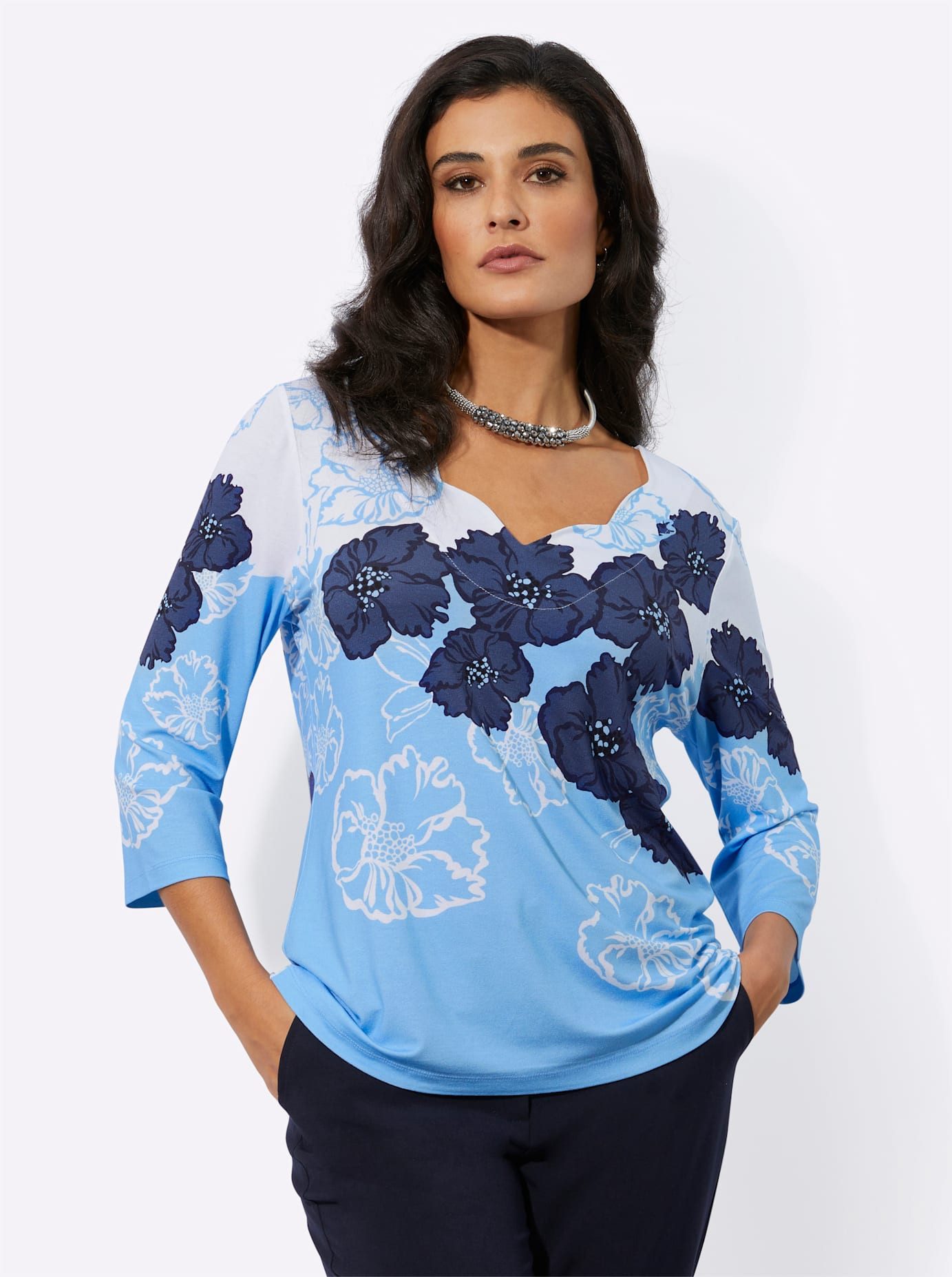 Creation L Shirt met print (1-delig)