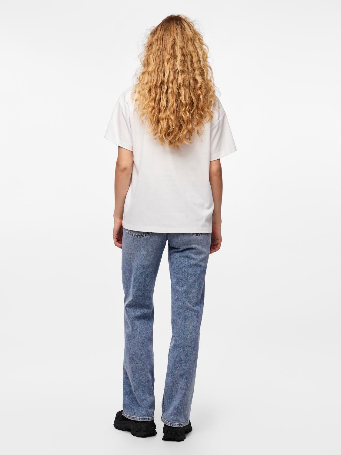 pieces Shirt met korte mouwen PCSKYLAR SS OVERSIZED TEE NOOS
