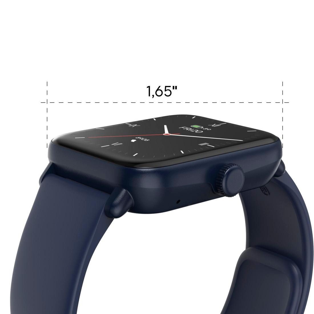 Hama Smartwatch 1,65“ met GPS (fitness, belfunctie, hartslag, waterdicht)